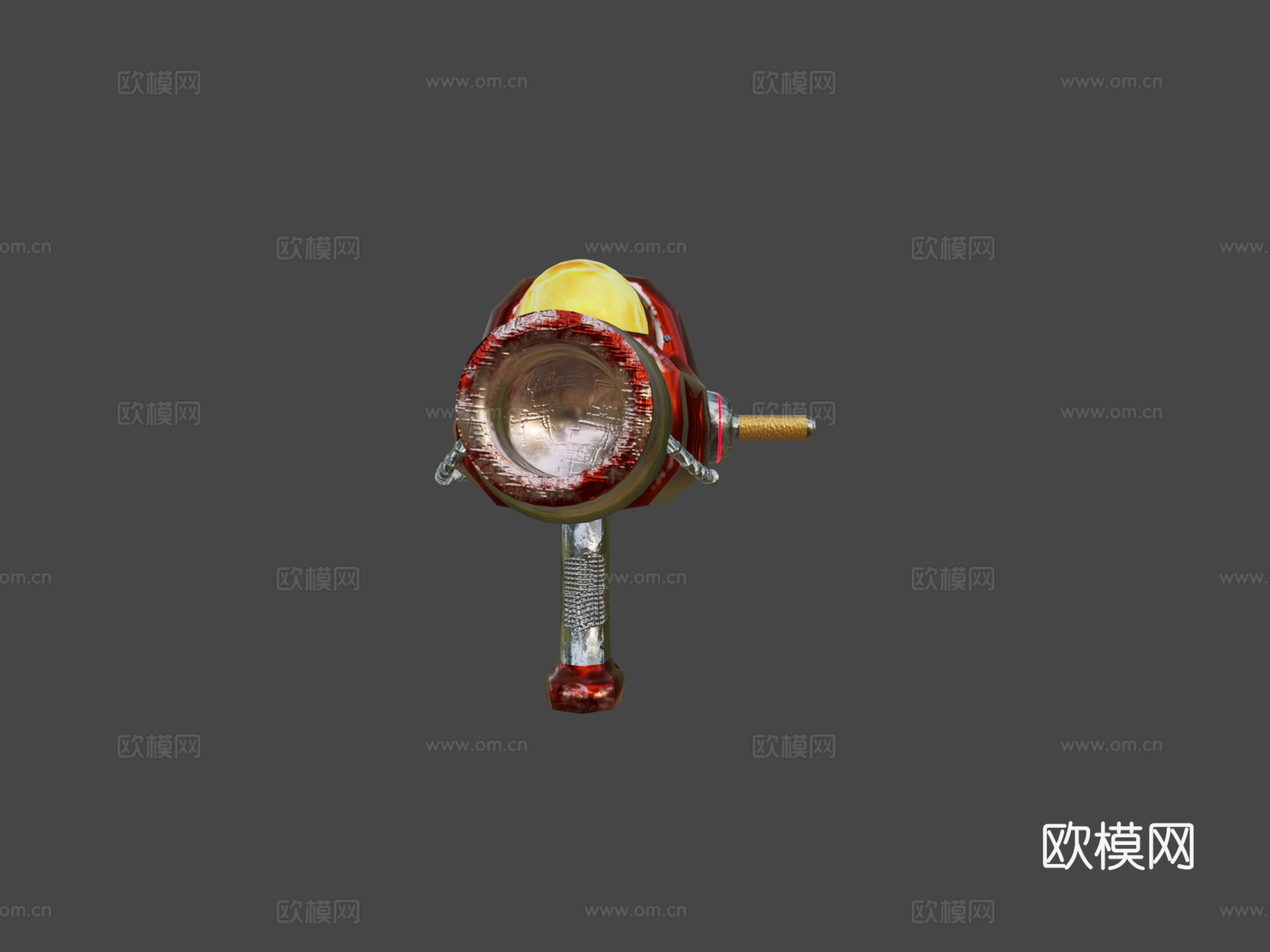 熔岩枪3d模型