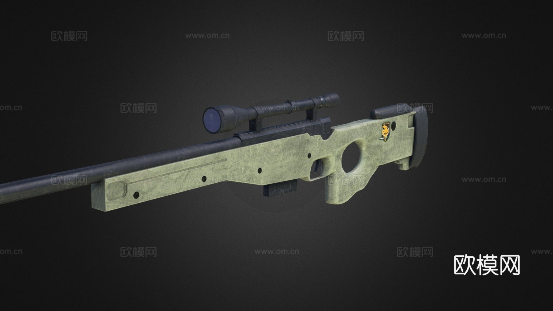 精密国际北极作战(AWP)3d模型