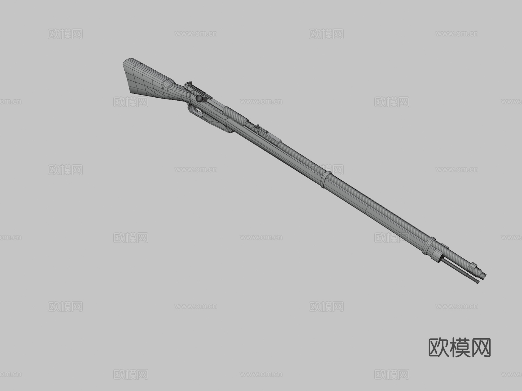 格韦尔1888猎人3d模型