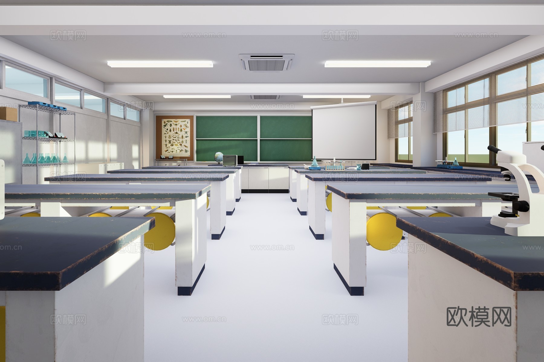 科学教室3d模型