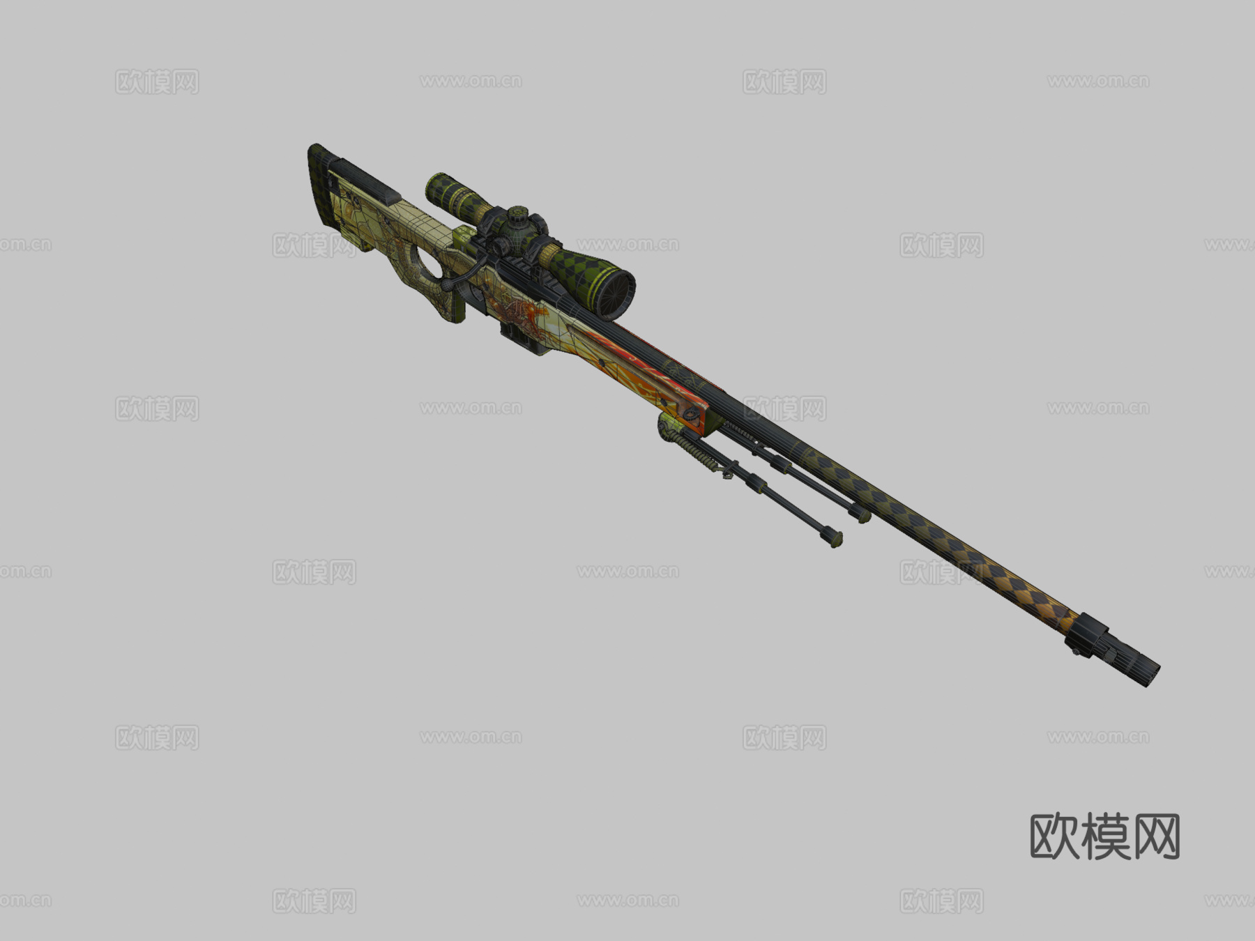 AWP-龙之传说3d模型
