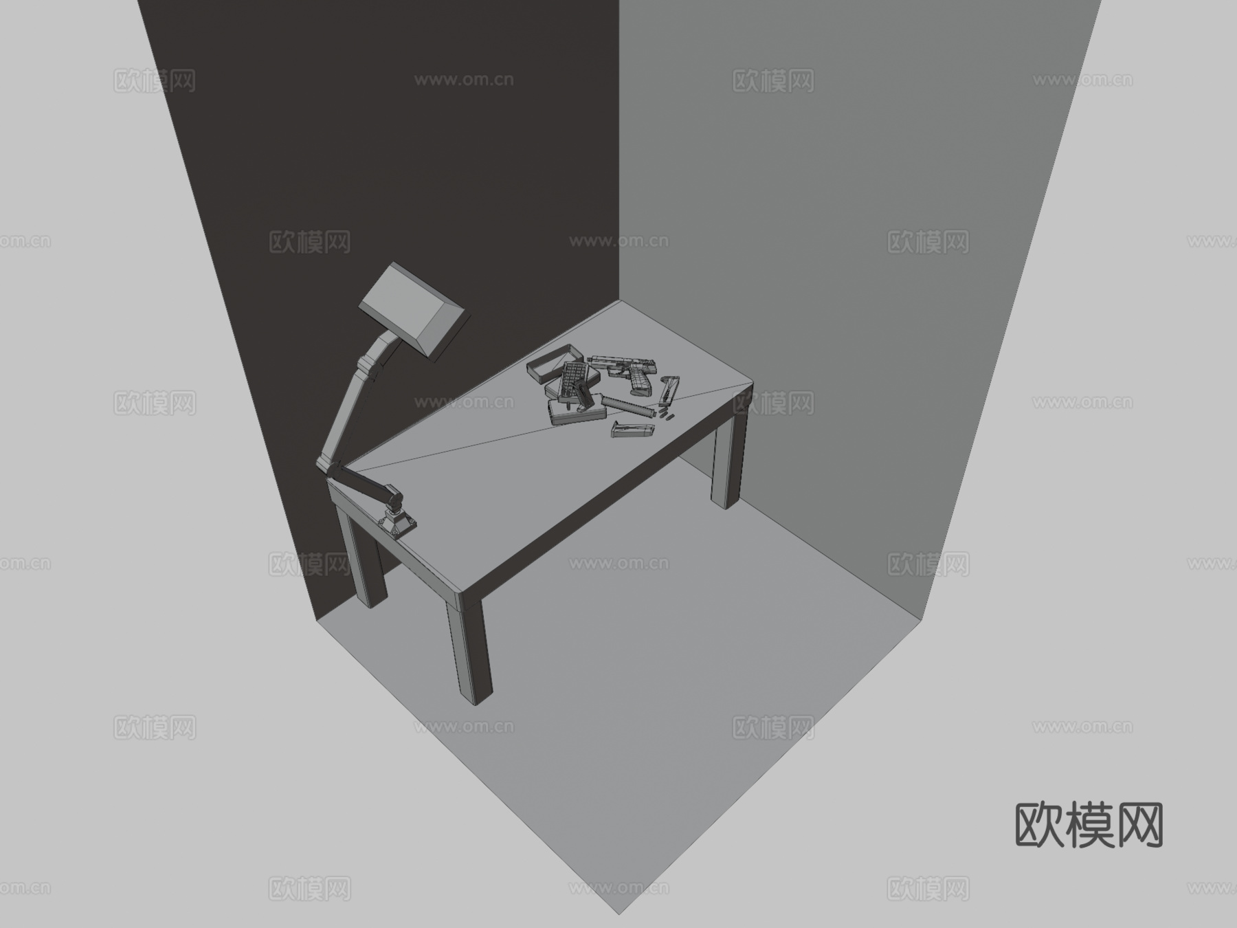 [黑克勒&amp;科赫]USP战术.453d模型