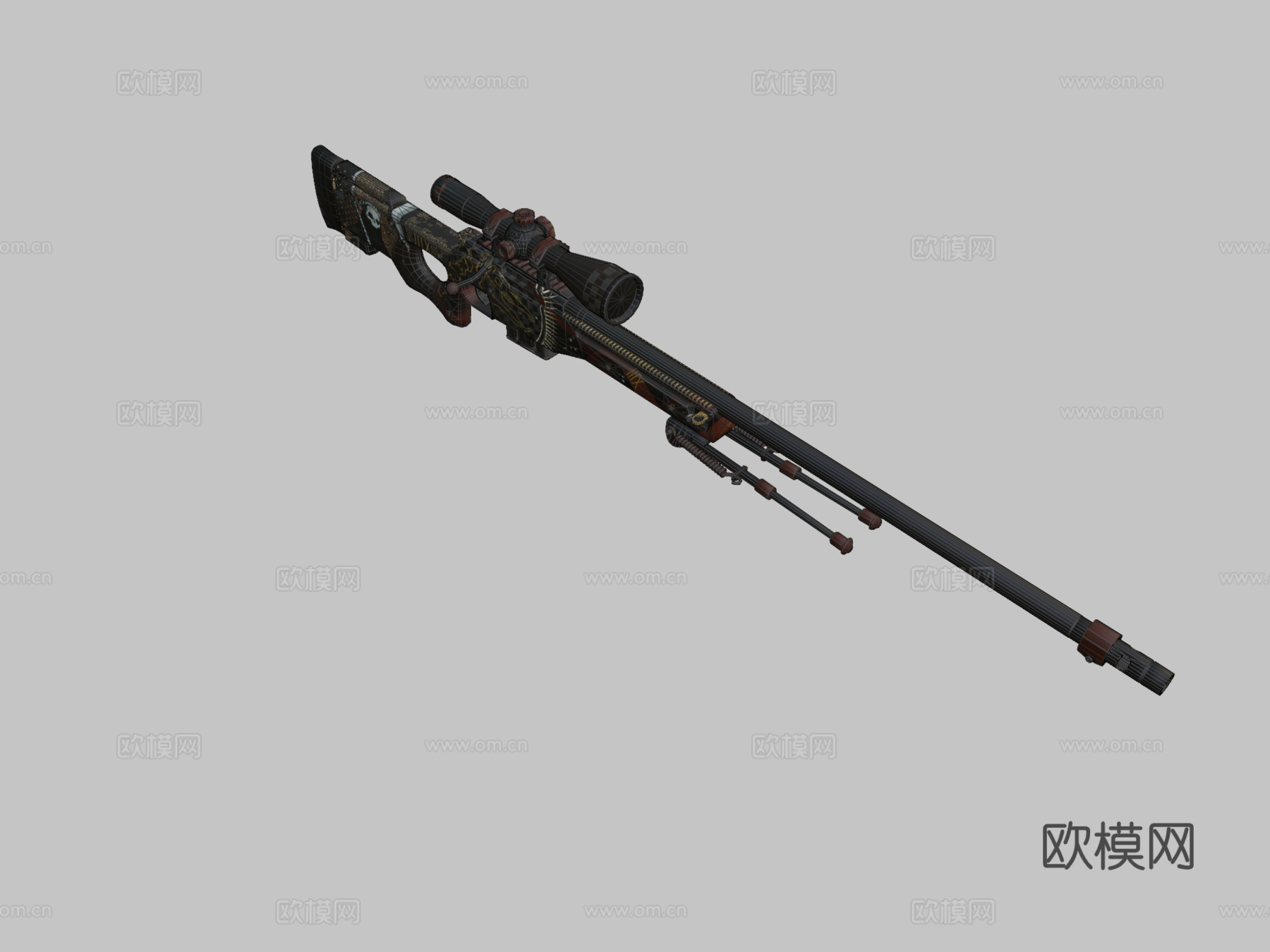 AWP-死亡3d模型