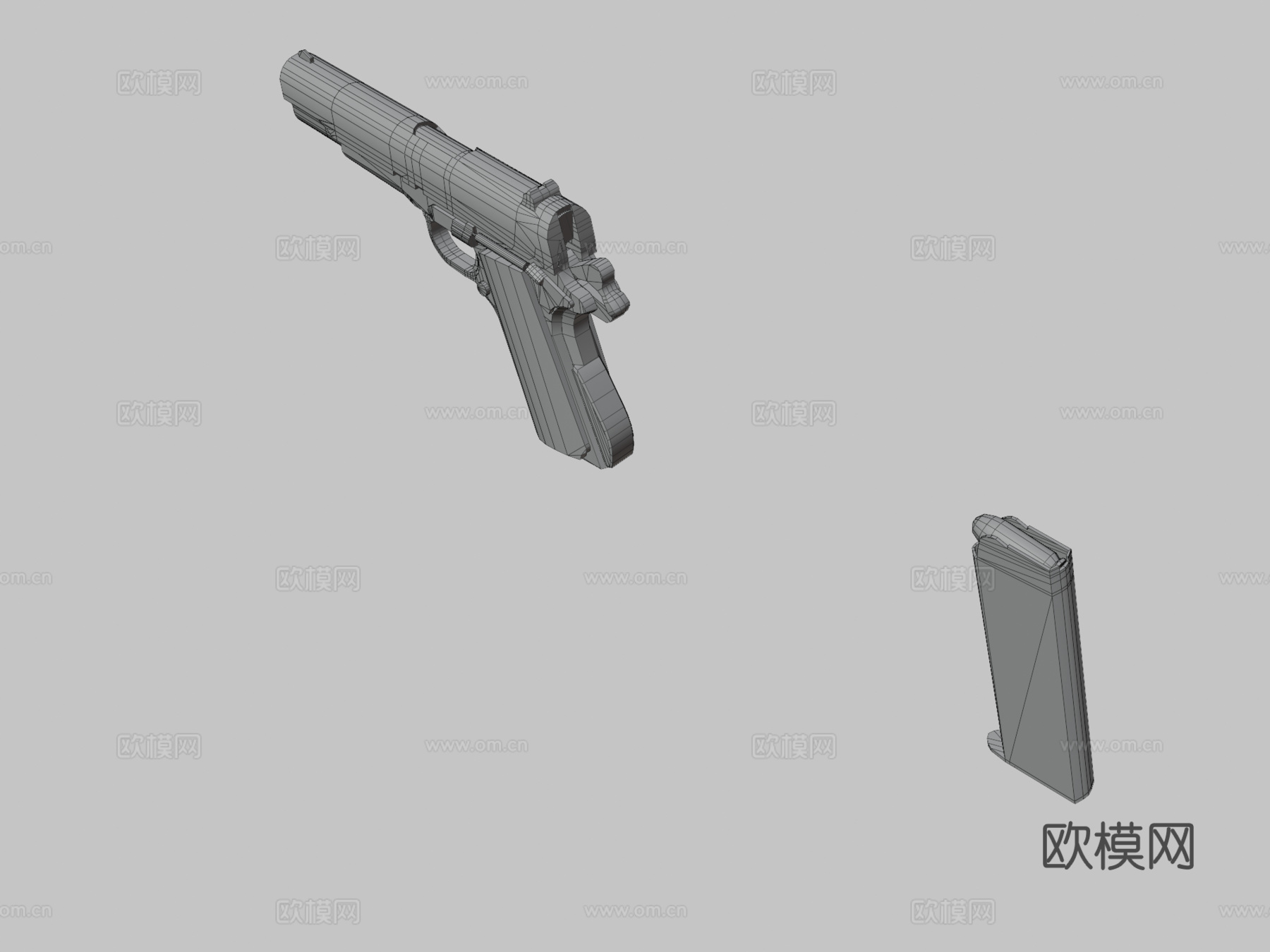 柯尔特19113d模型