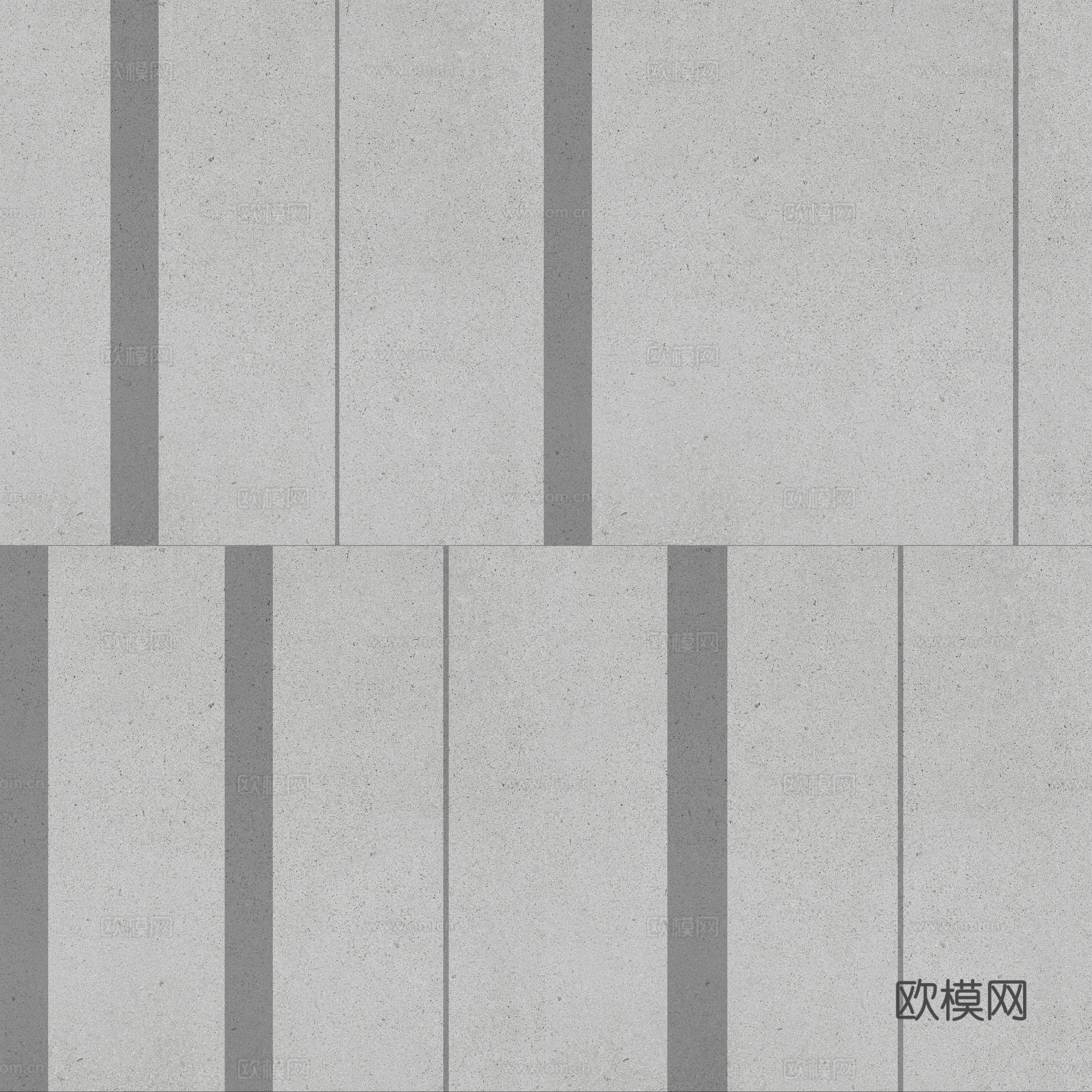 灰白花岗岩拼接户外广场砖贴图