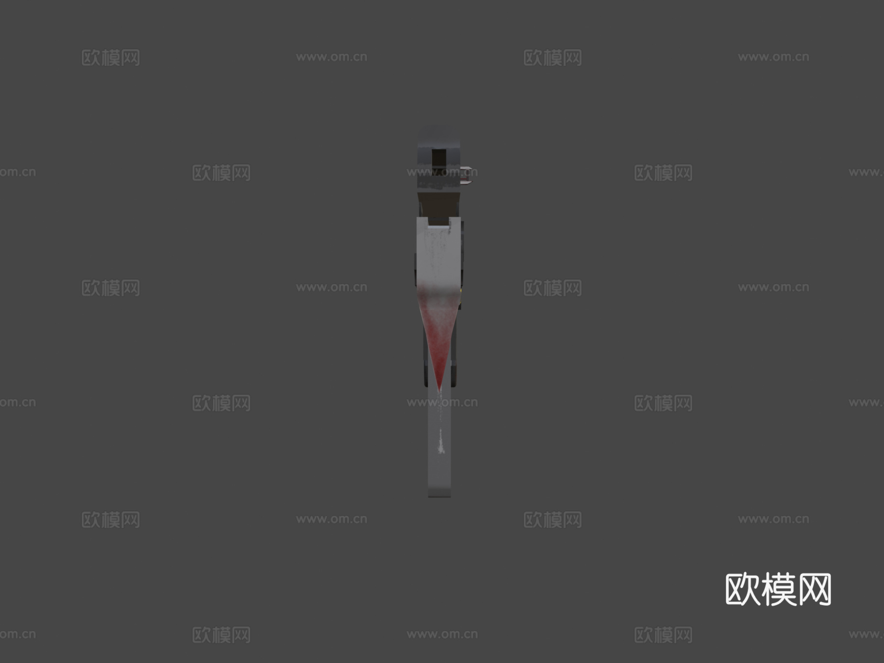 &#39;骨尘者&#39;杆式发射器3d模型