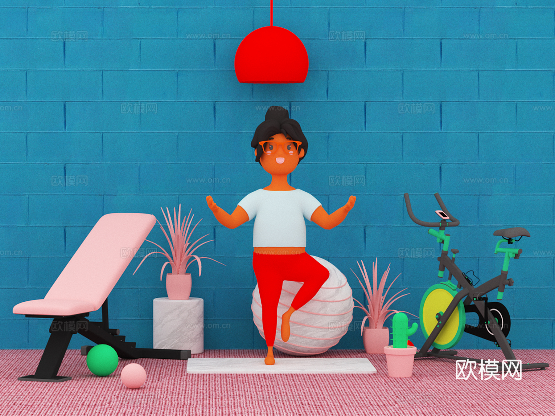 人物 卡通人物3d模型