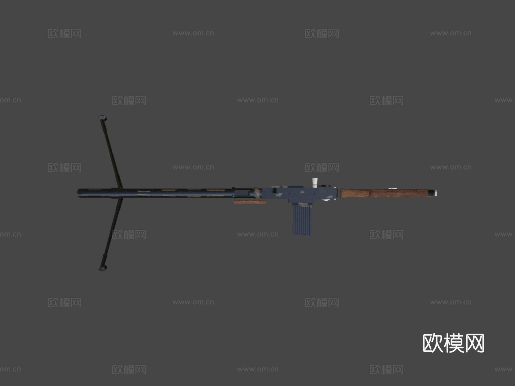 麦德森机枪3d模型-Pic-5