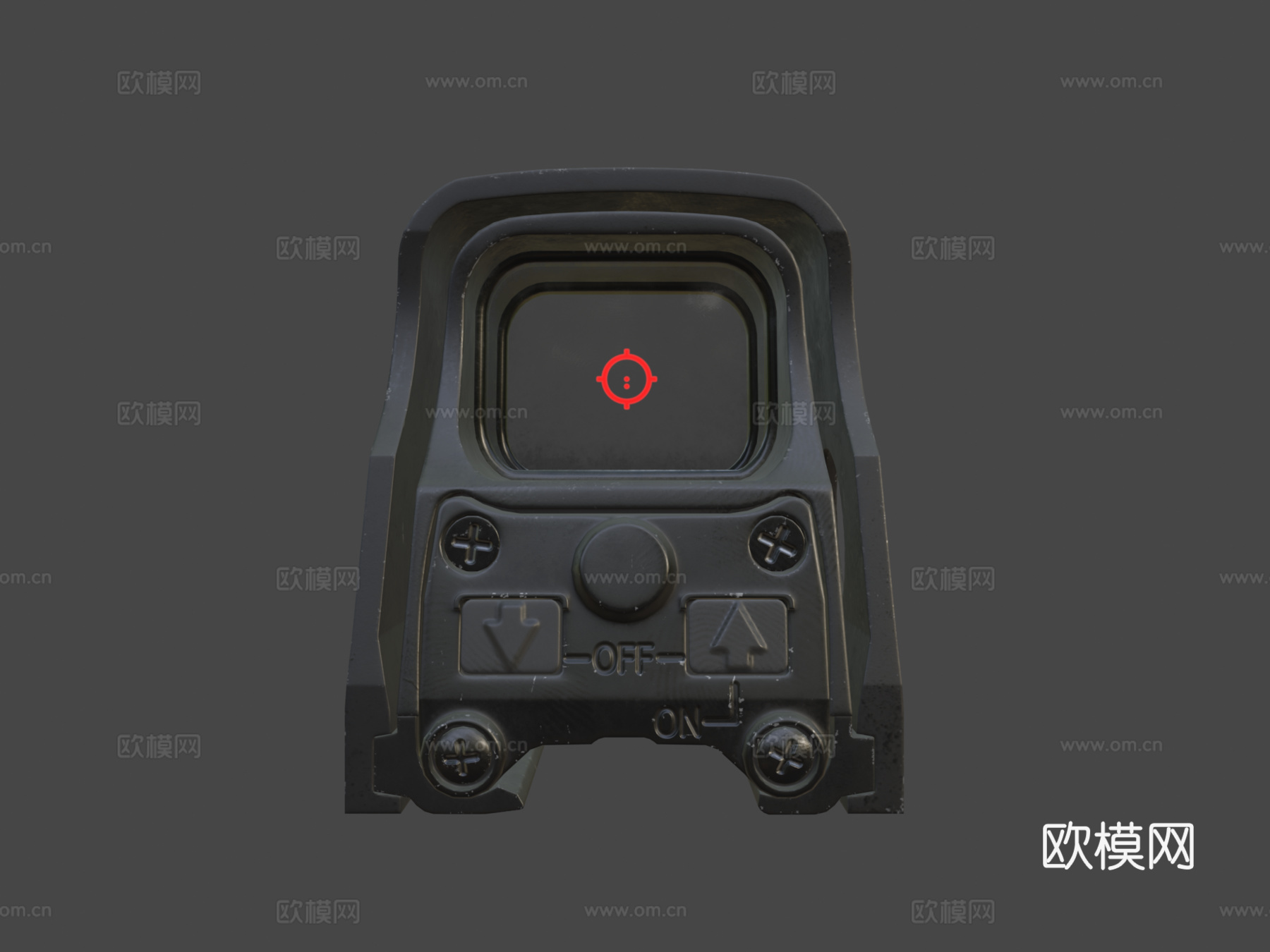 EOTech XPS2-300黑光全息武器瞄准镜3d模型