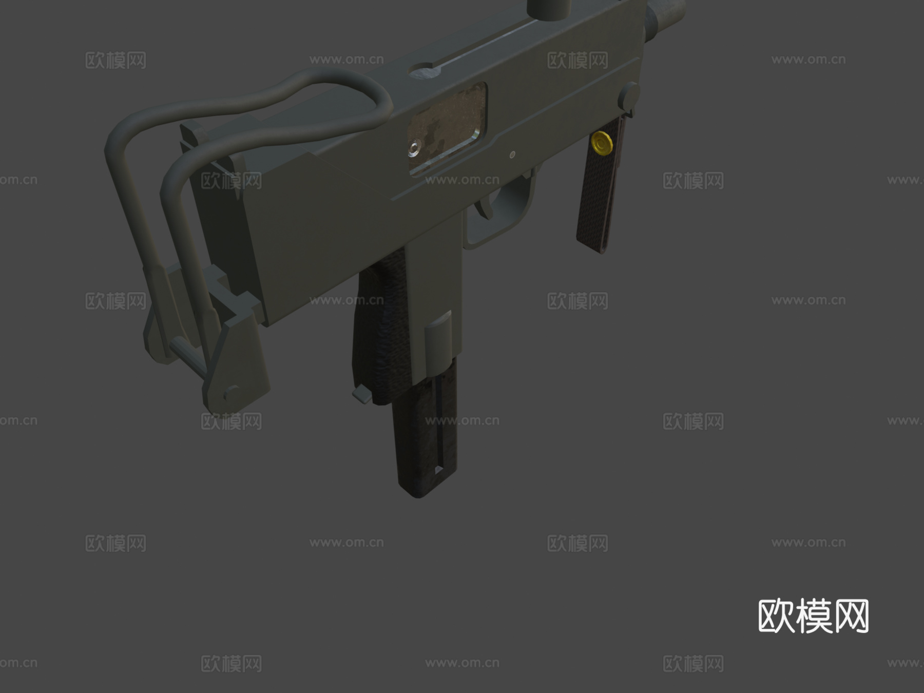 Mac10冲锋枪3d模型