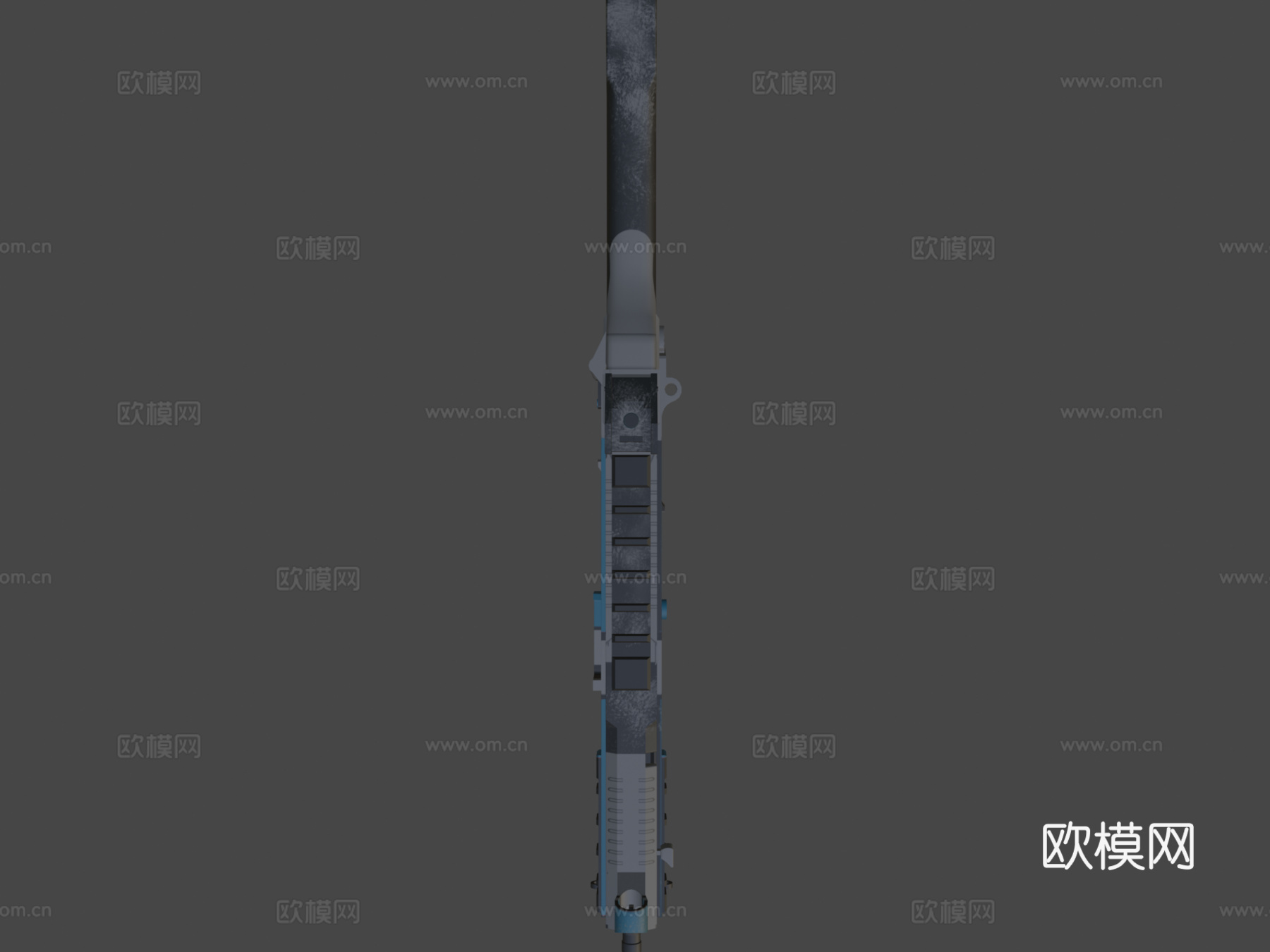 UMP-45极寒基因（超霜冻模组）3d模型