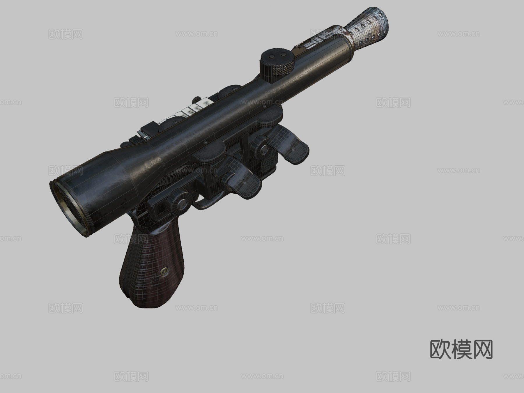 DL-44爆能枪3d模型