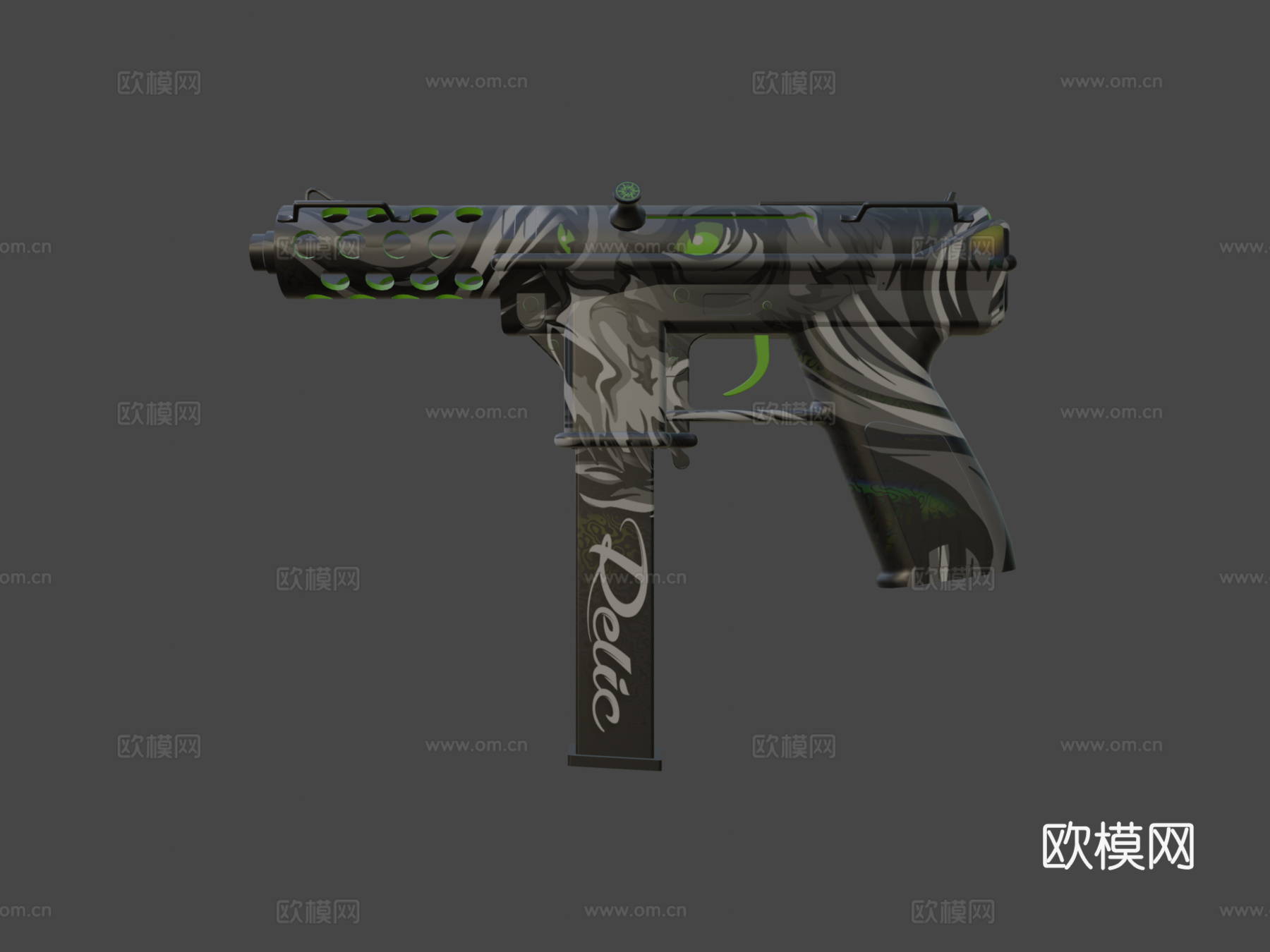 Tec9遗迹3d模型