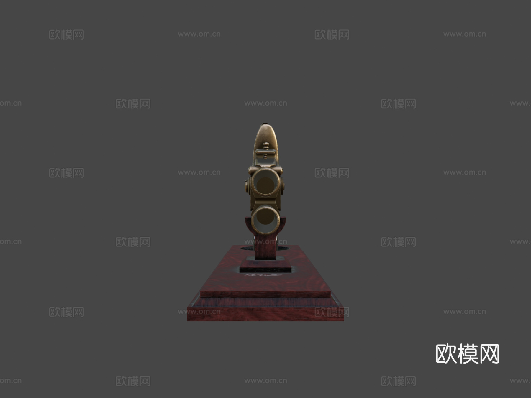 伦敦燧发手枪3d模型
