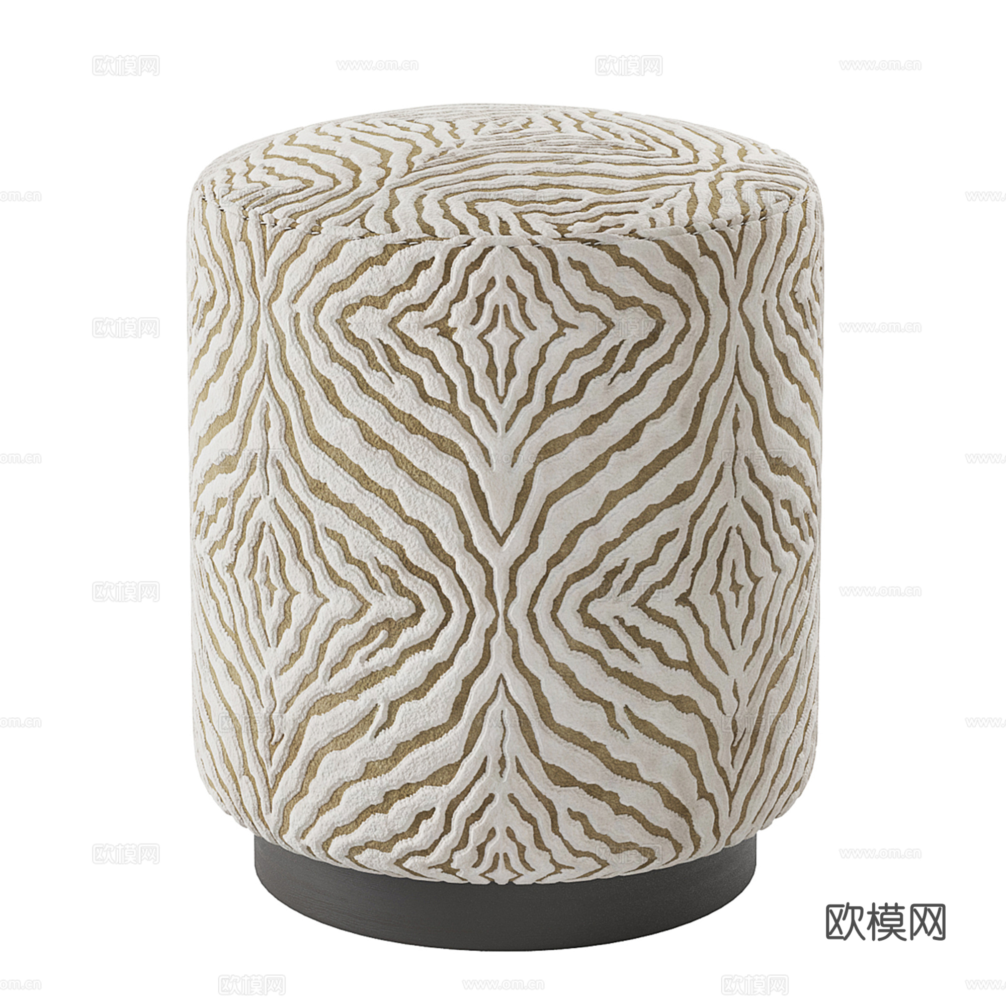 现代梳妆凳 矮凳 沙发凳su模型
