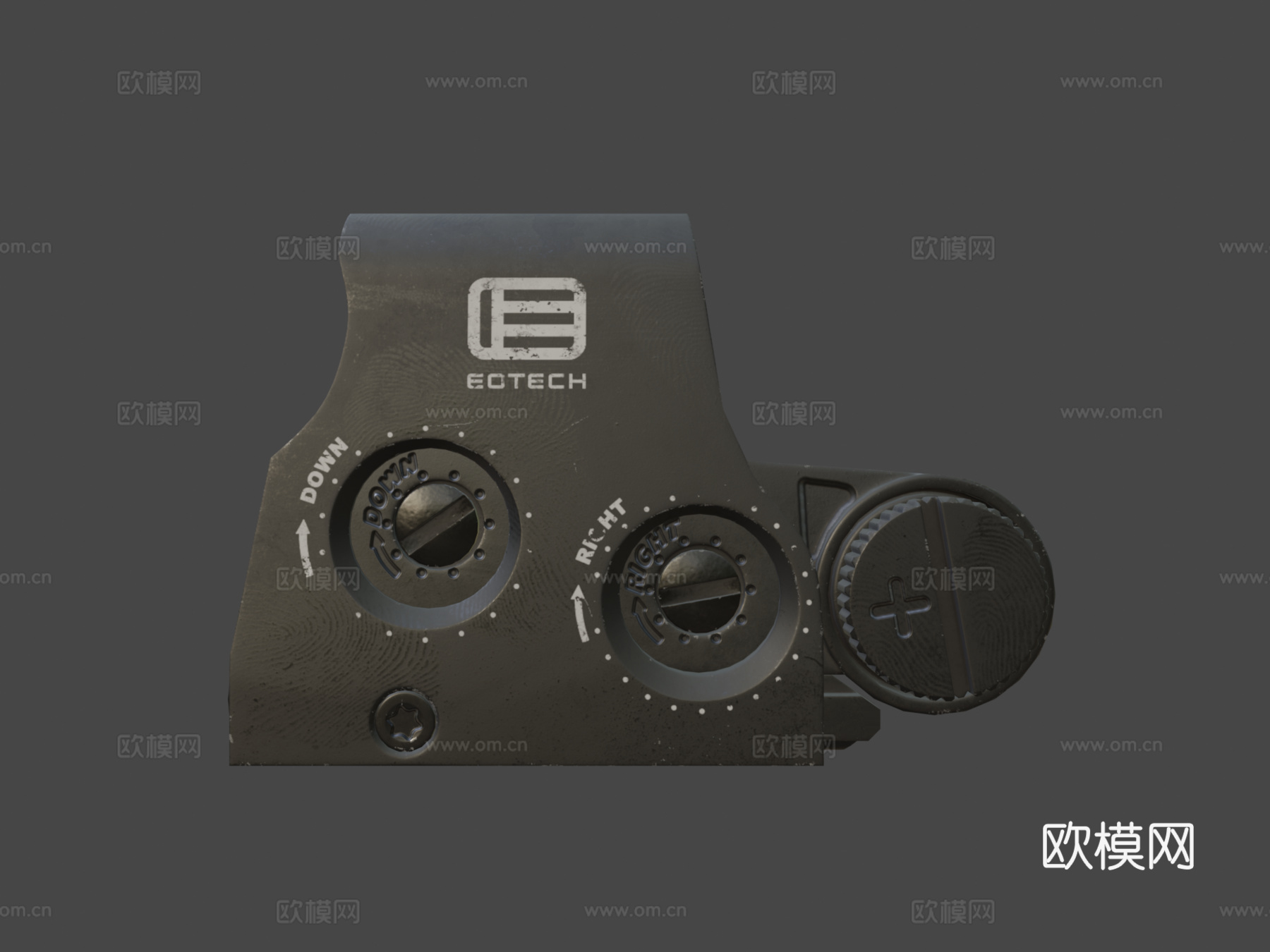 EOTech XPS2-300黑光全息武器瞄准镜3d模型