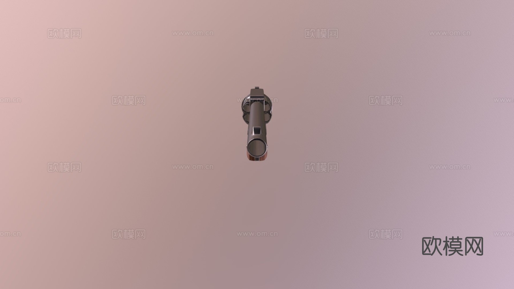 雷明顿左轮手枪18753d模型