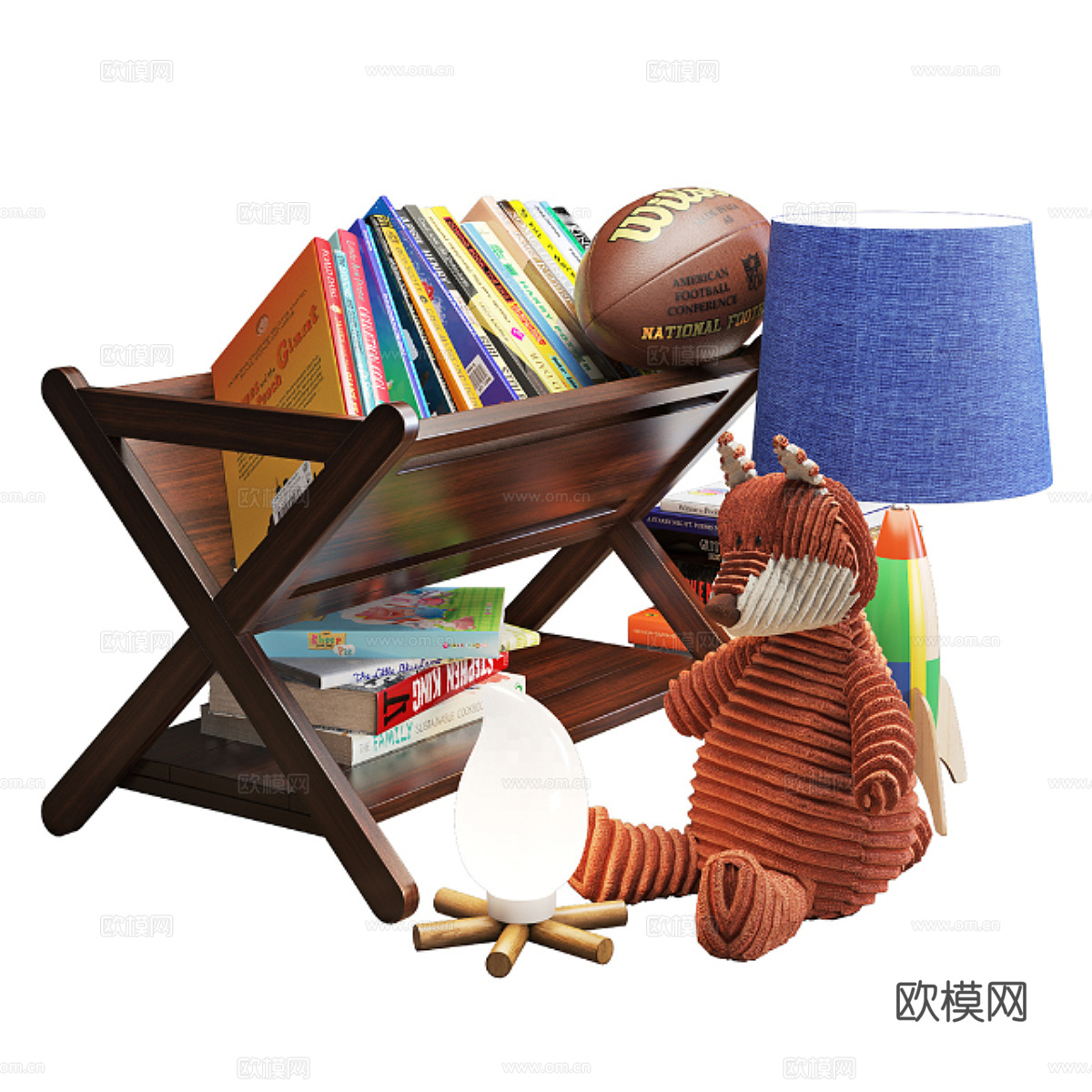 美式儿童用品 毛绒玩具3d模型