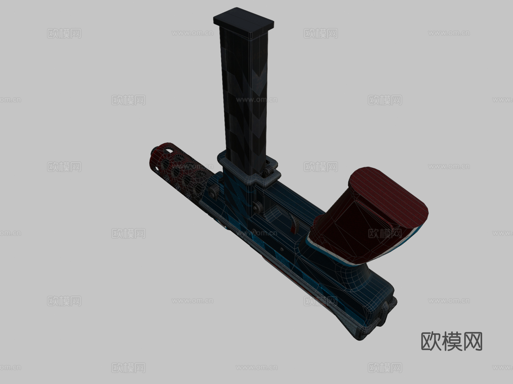 Tec-9-电路3d模型