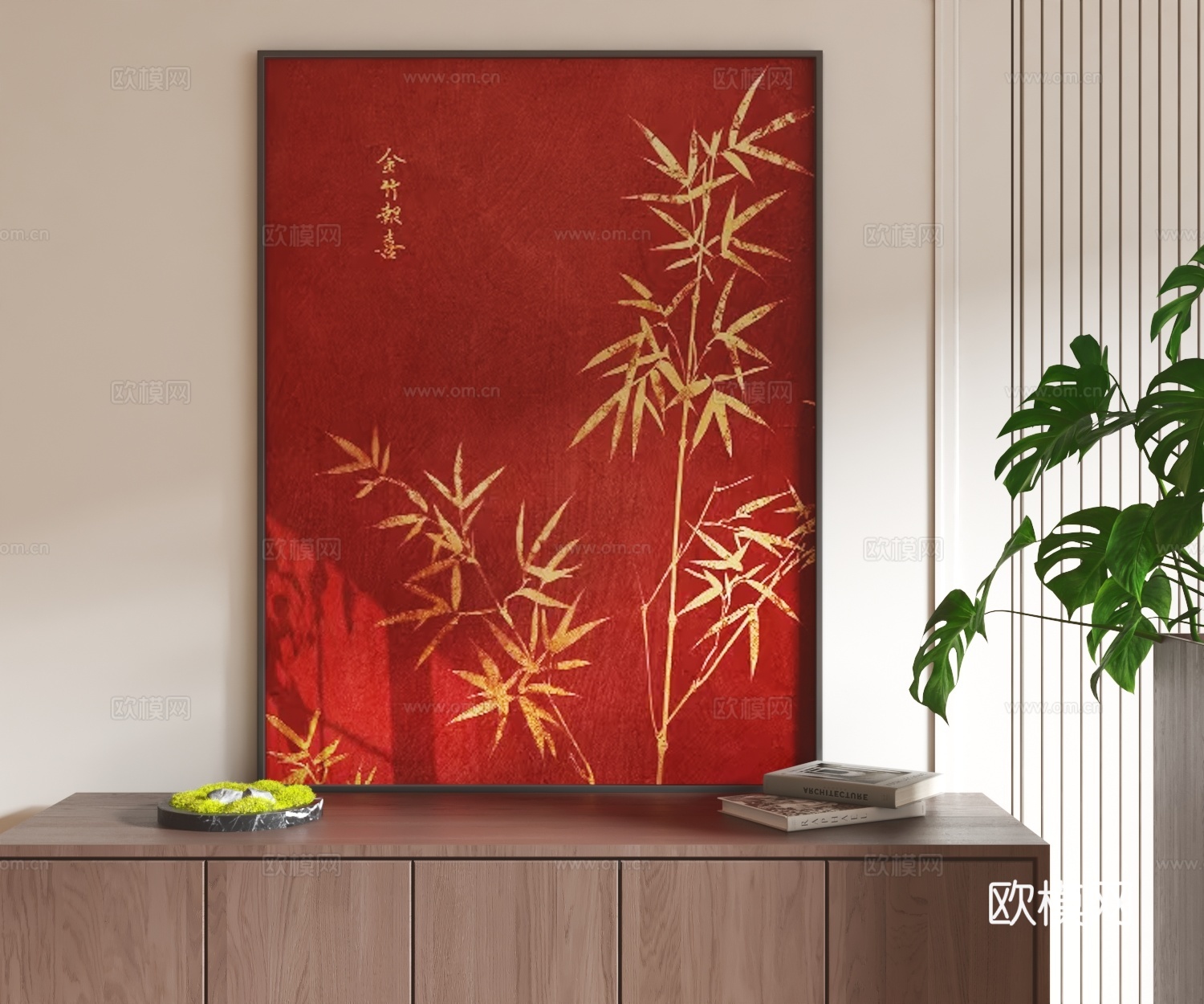 客厅玄关挂画3d模型
