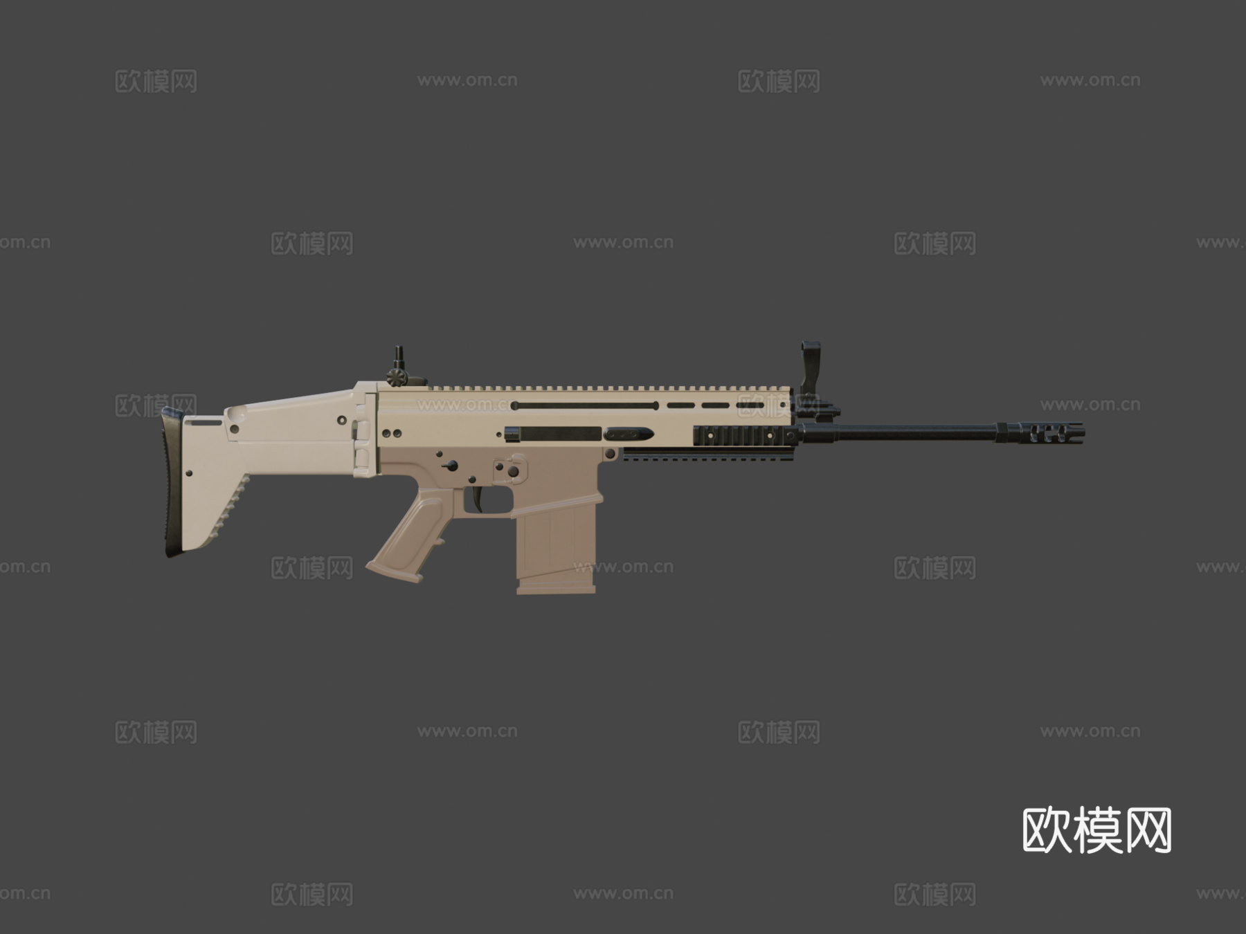 FN SCAR3d模型