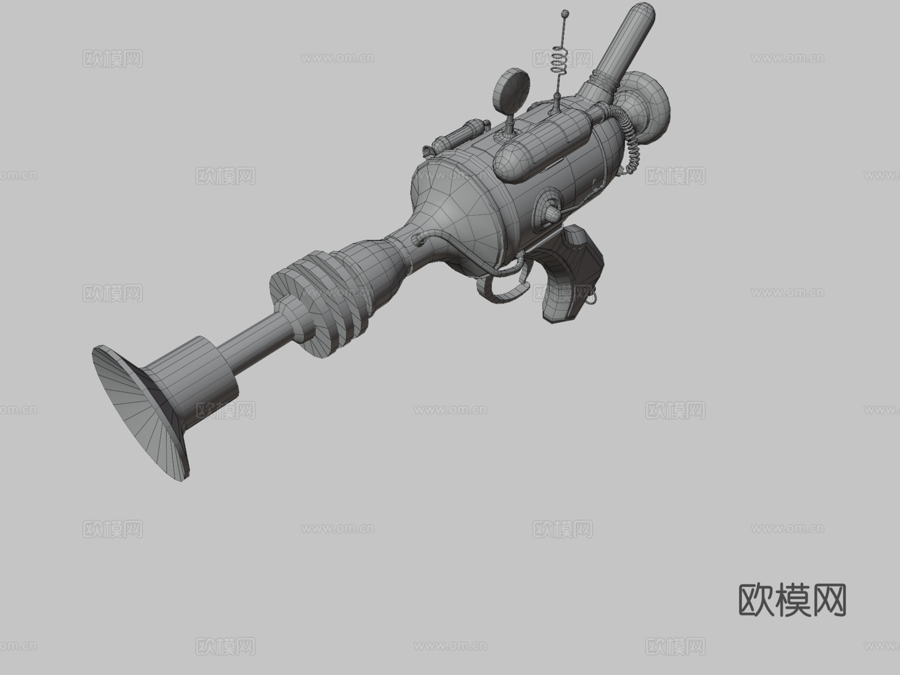 爆破枪3d模型