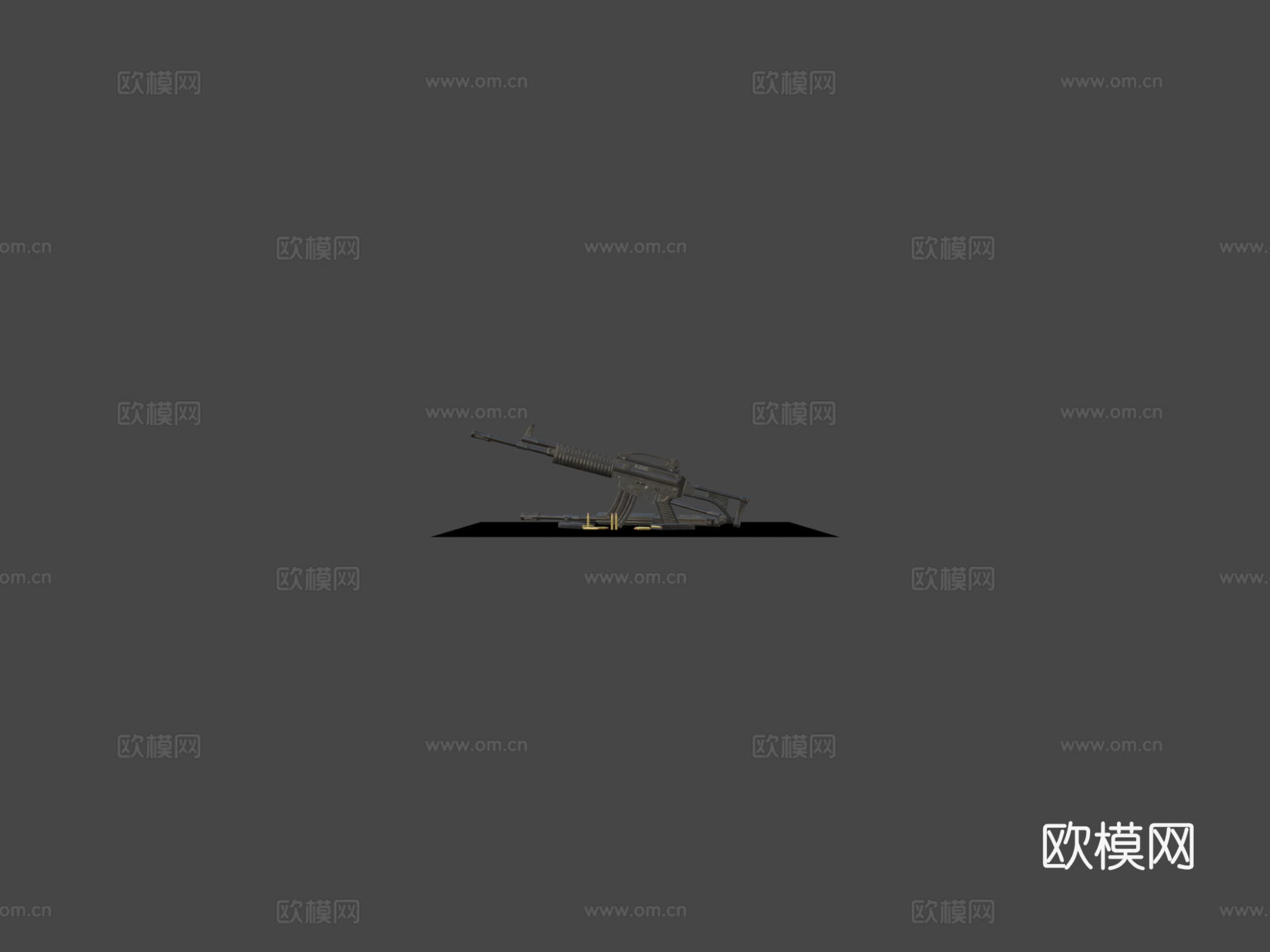 SS2突击步枪(免费游戏模型)3d模型