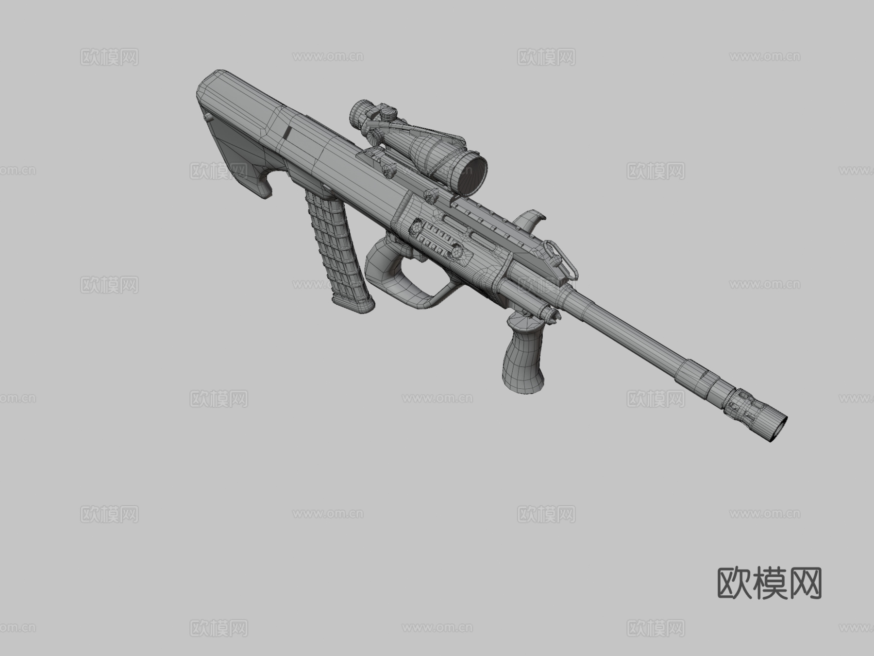 AUG-赝品3d模型