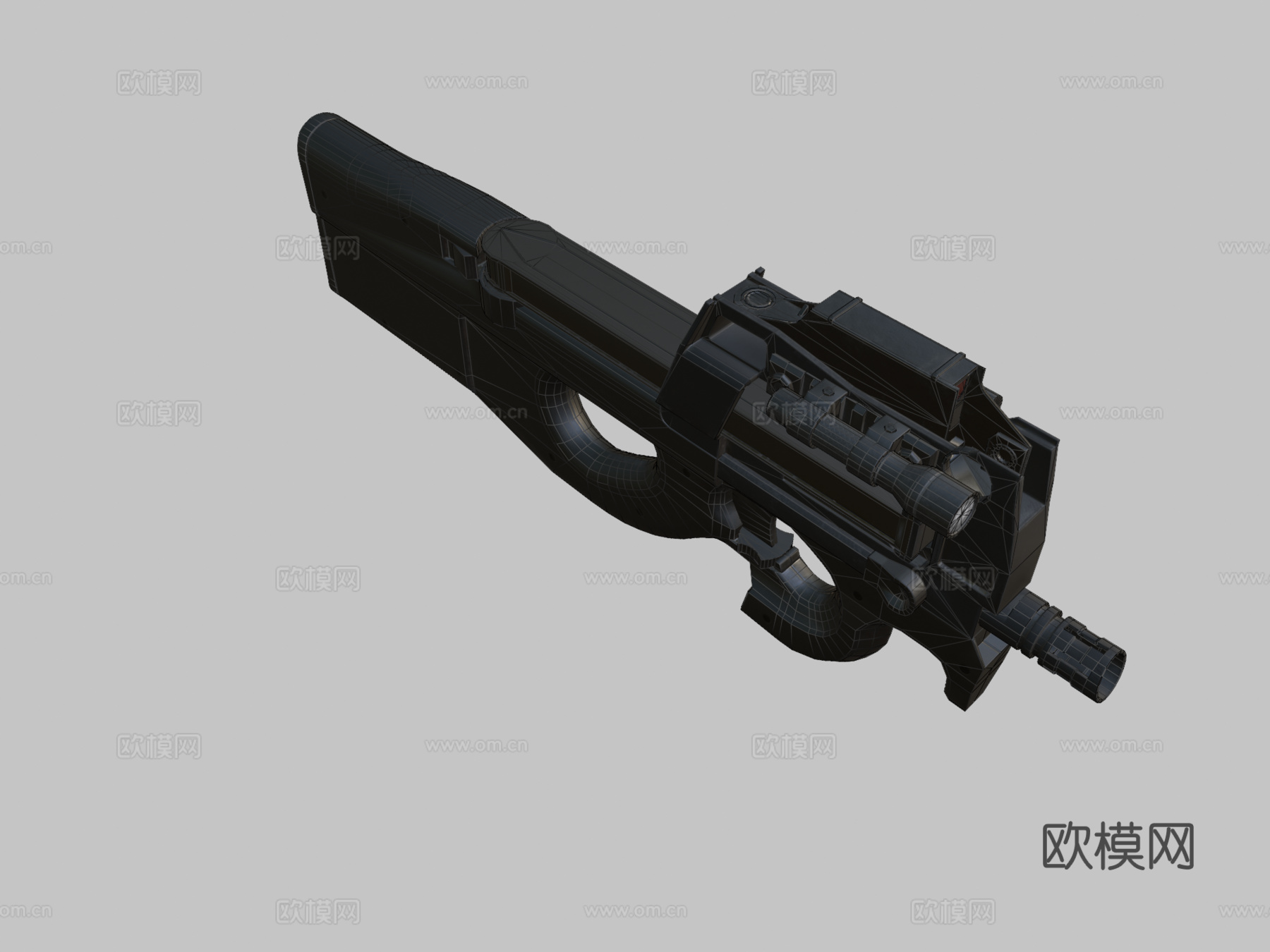 P90-星际之门3d模型