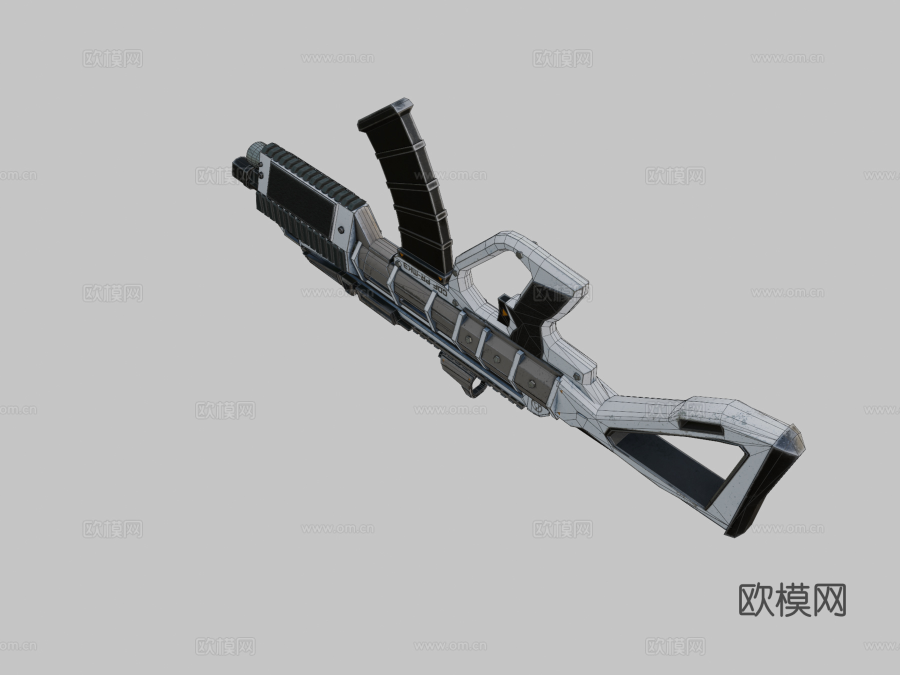 科幻突击步枪-MK3等离子步枪3d模型