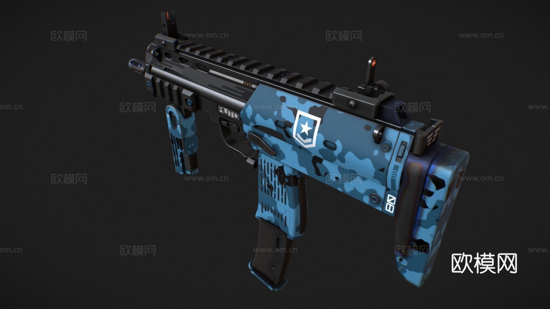 MP7-苏霍伊(VGO比赛)3d模型