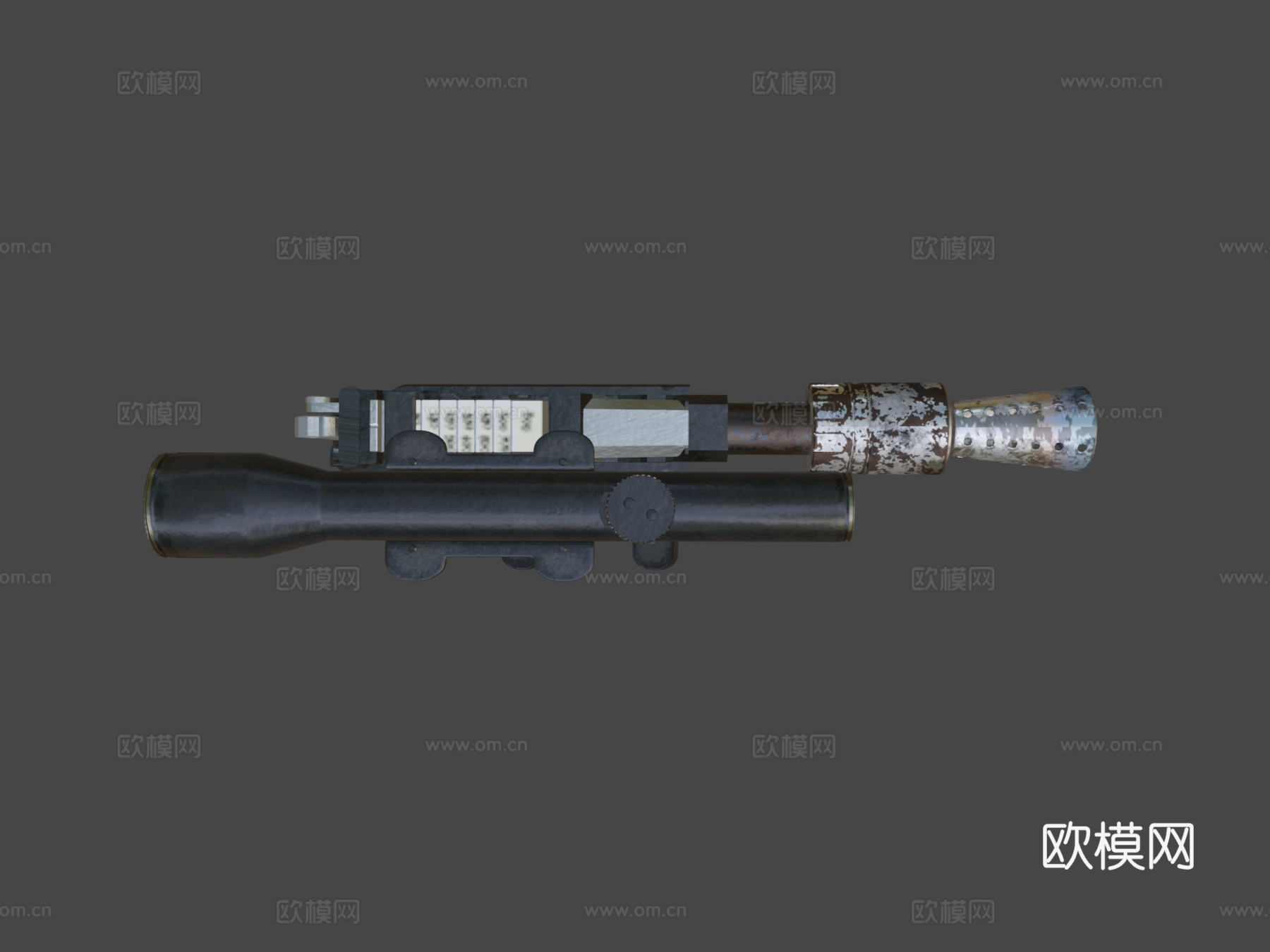 DL-44爆能枪3d模型