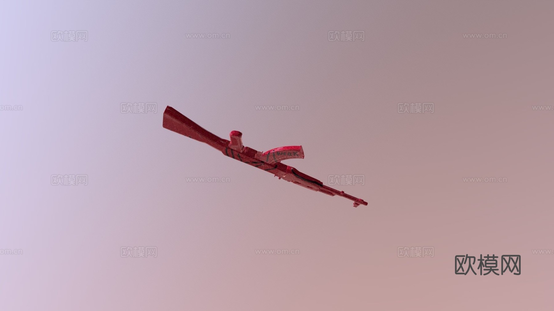 AK47模糊版Fn13d模型