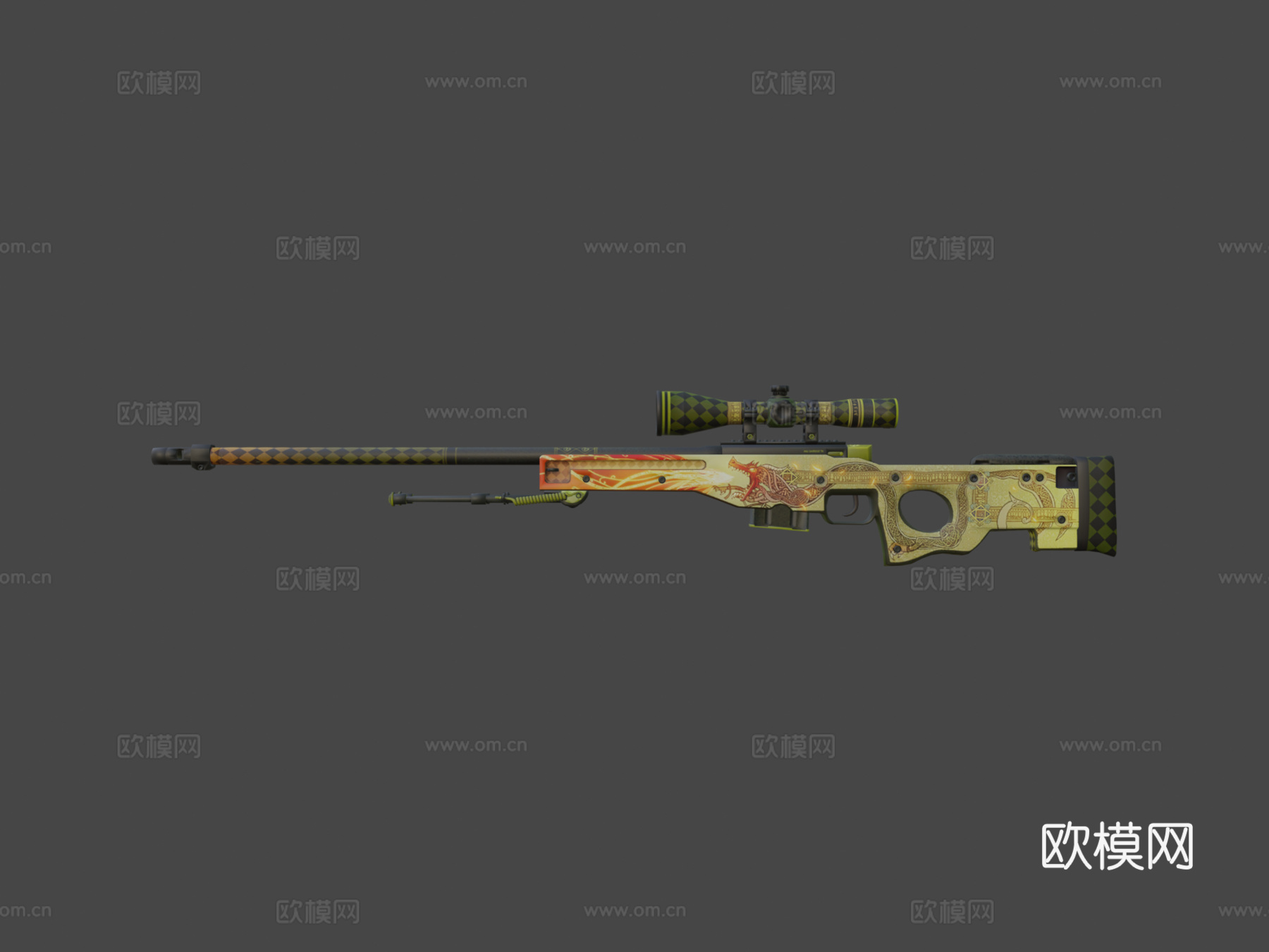 AWP-龙之传说3d模型