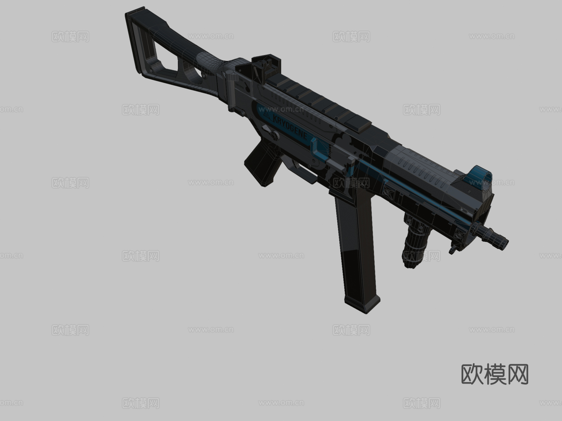 UMP-45极寒基因3d模型