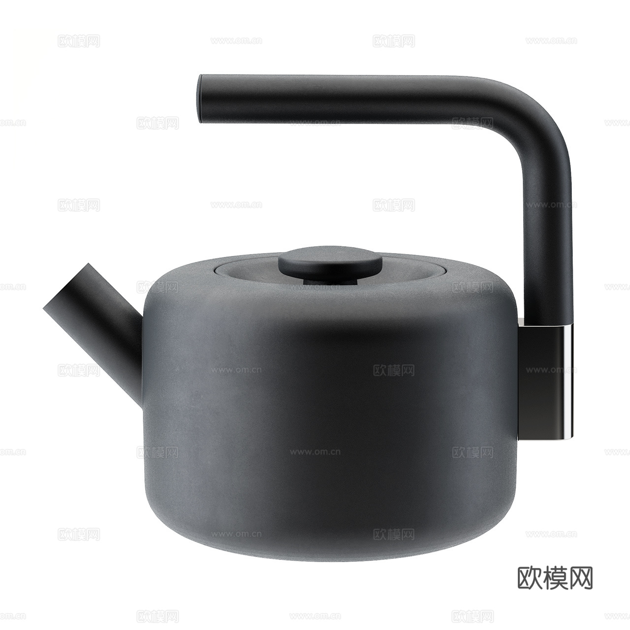 Fellow 新中式茶壶 陶瓷茶壶 炉灶茶壶 极简茶壶3d模型