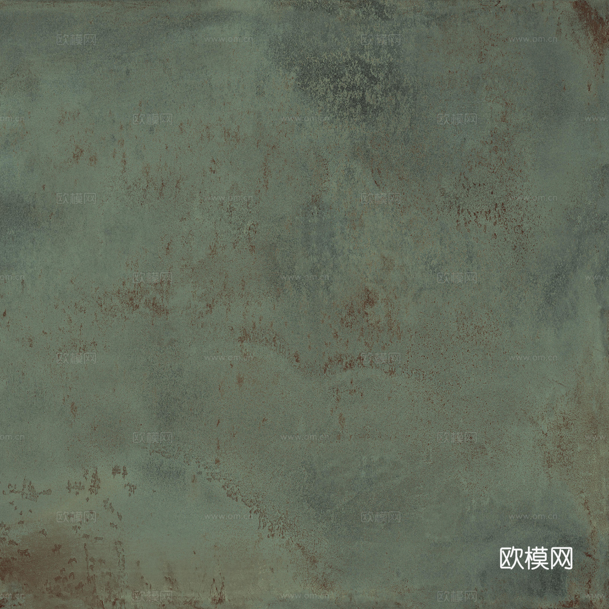 铜锈绿质感金属贴图
