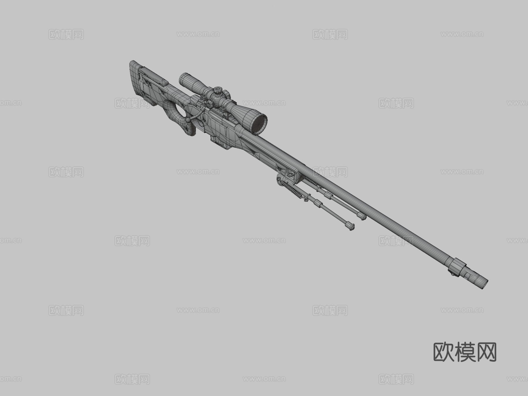 AWP-死亡3d模型