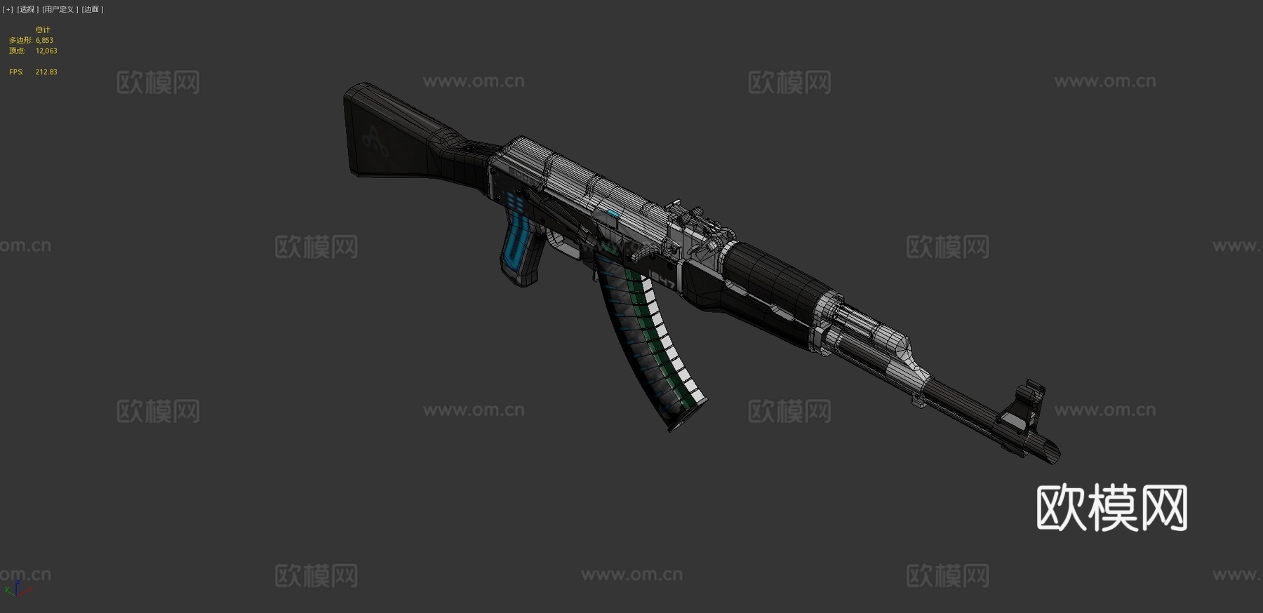 Ak47-英勇v23d模型