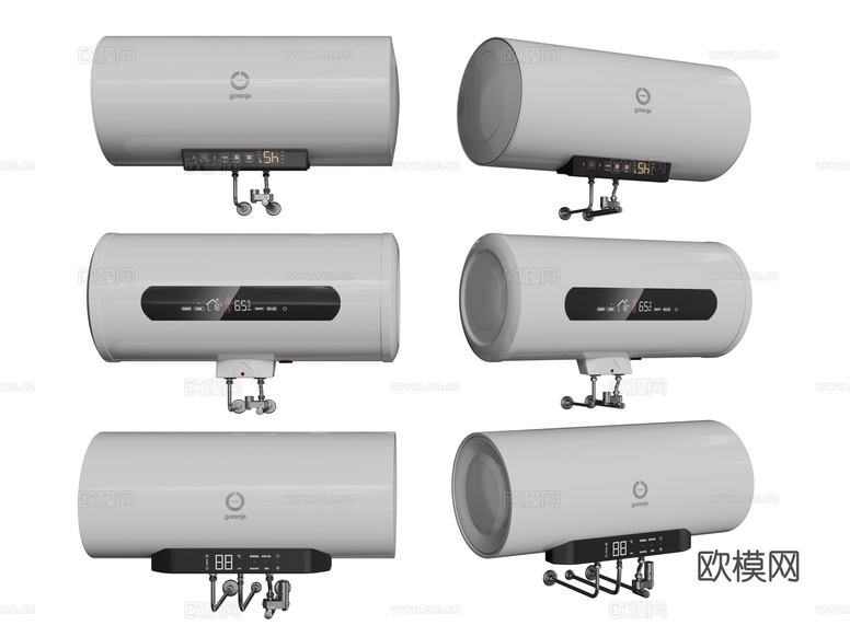 现代热水器 热水器组合su模型下载(渲染图1)