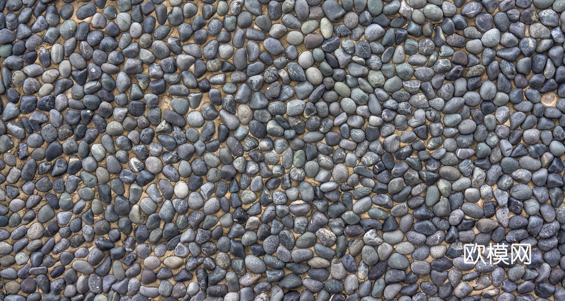 鹅卵石拼花地面 鹅卵石地面
