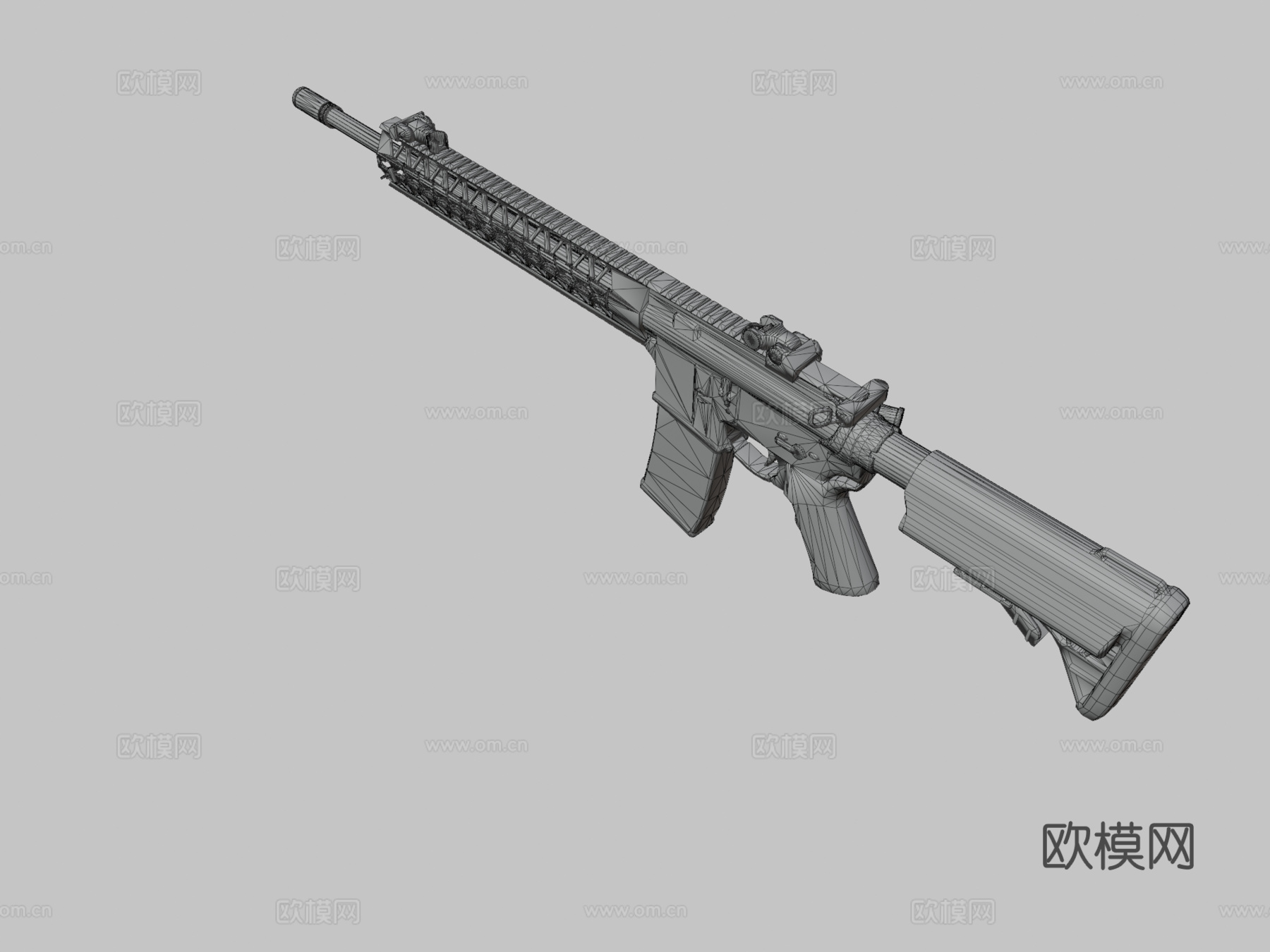 灌木大师AR-153d模型