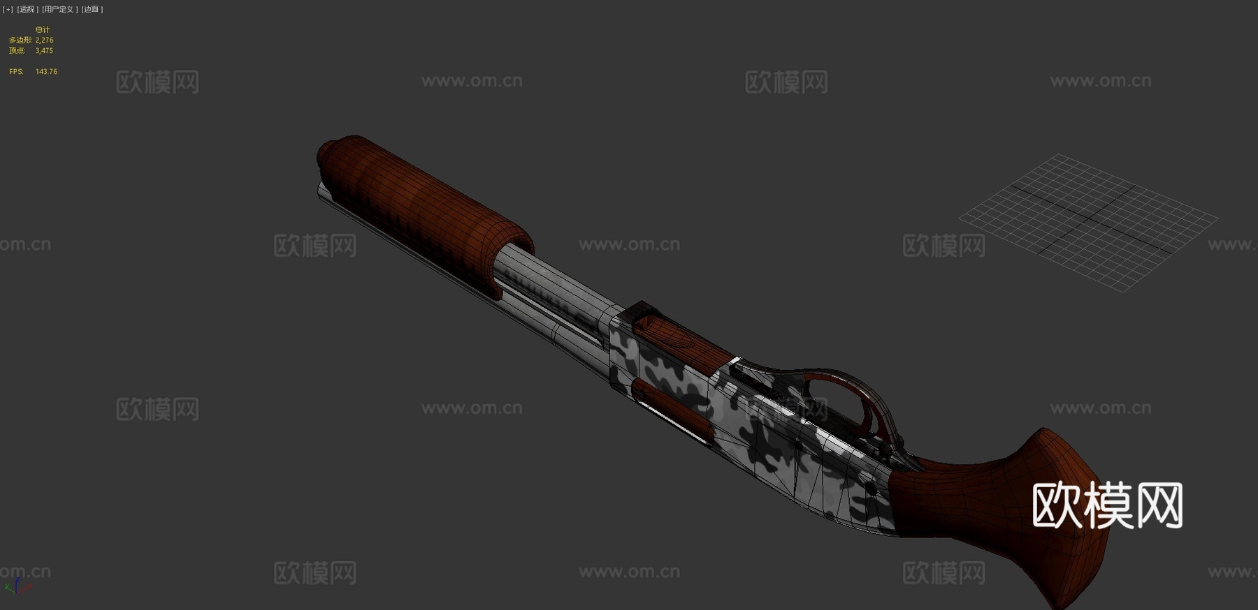 短管-赝品3d模型