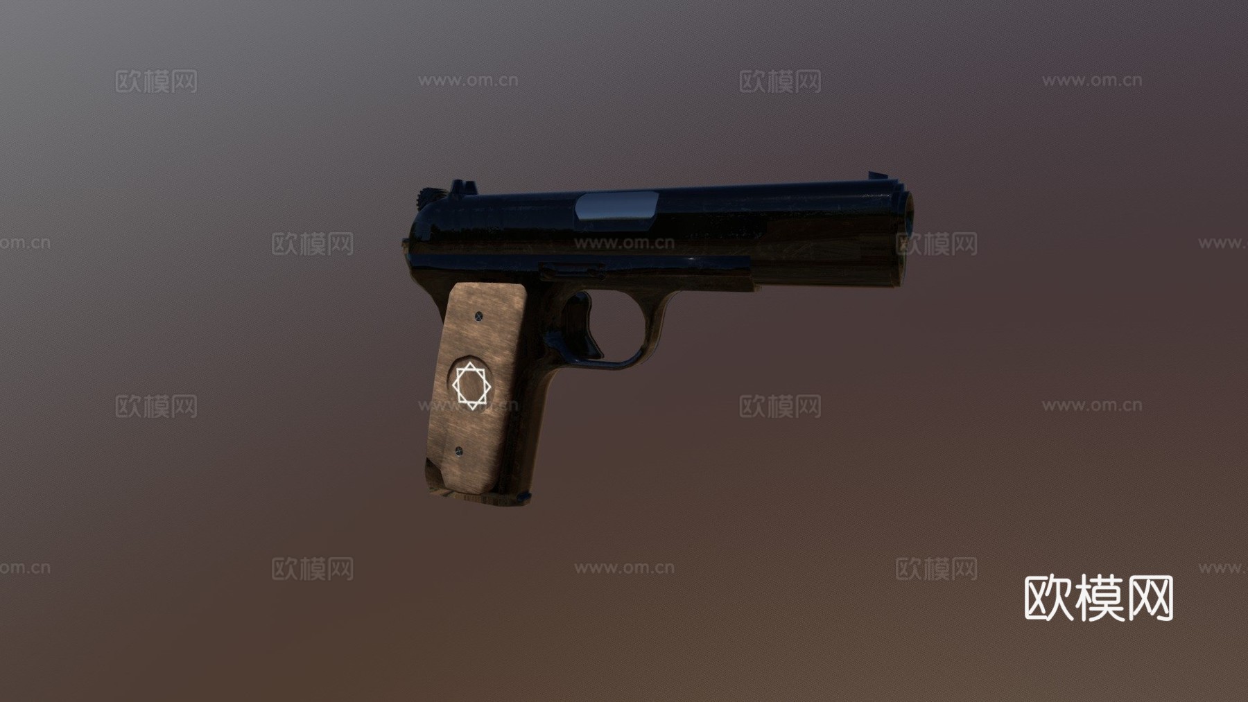 TT-33低模3d模型
