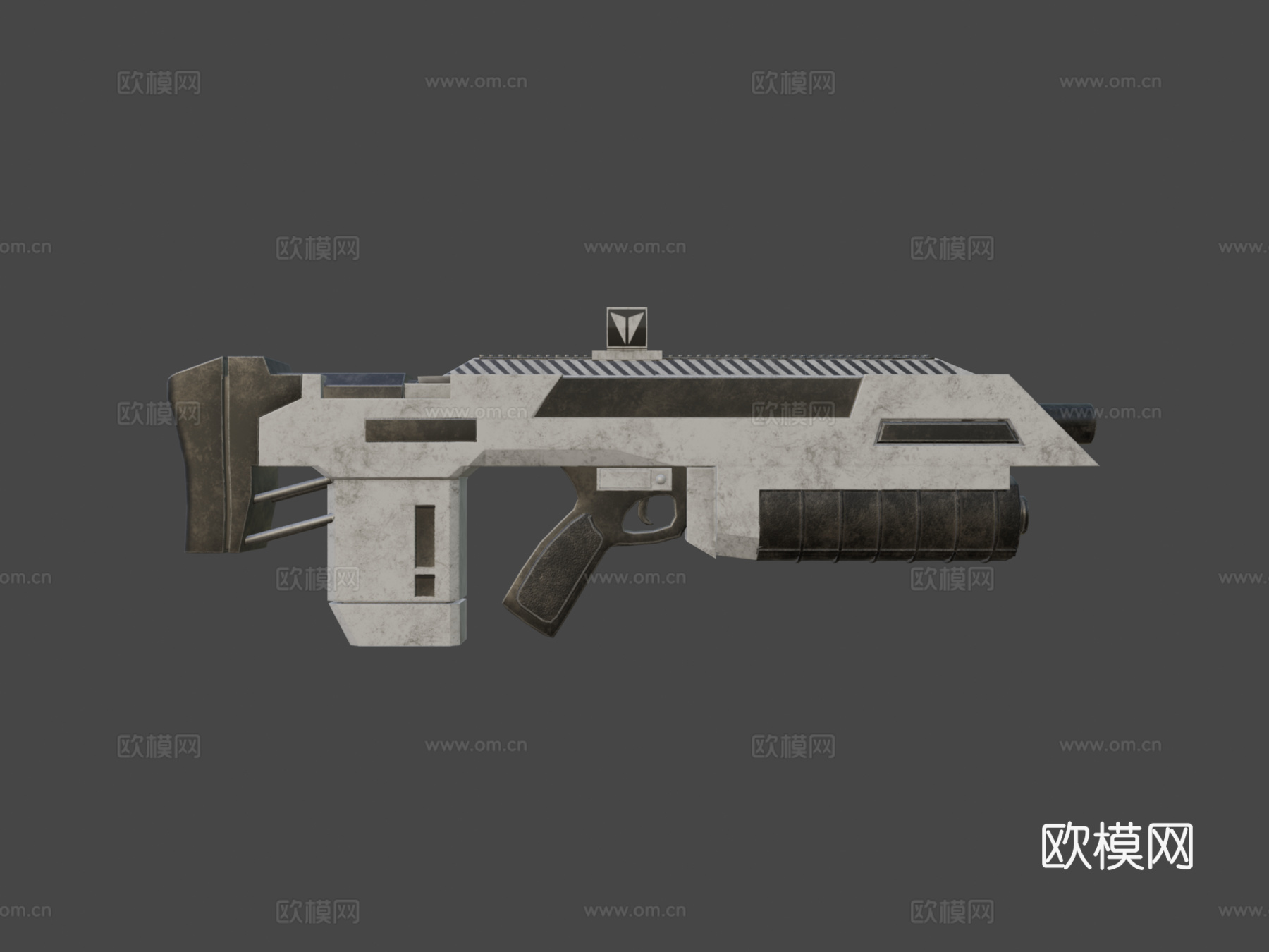 现代武器概念3d模型