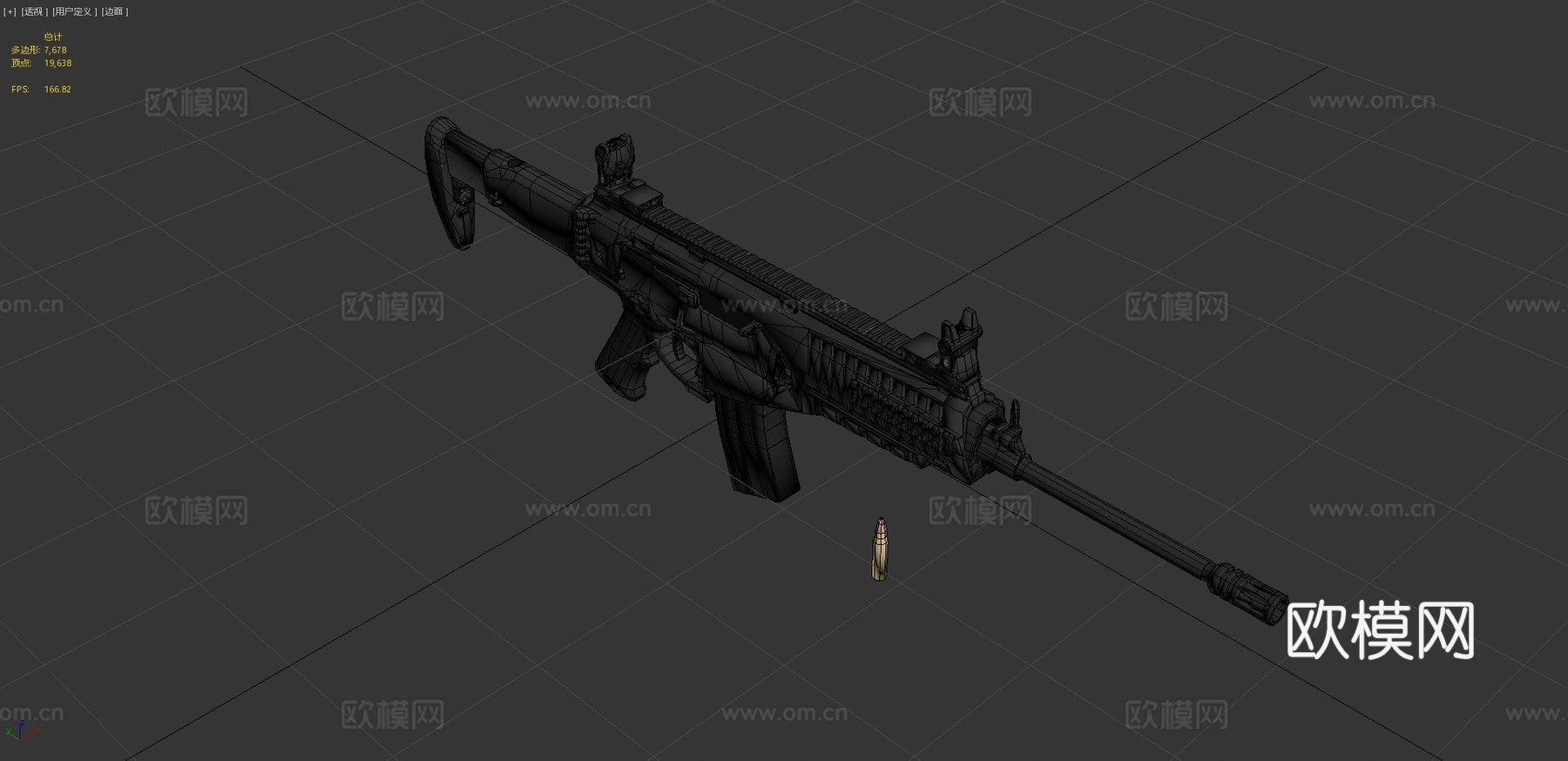 伯莱塔ARX-100步枪3d模型