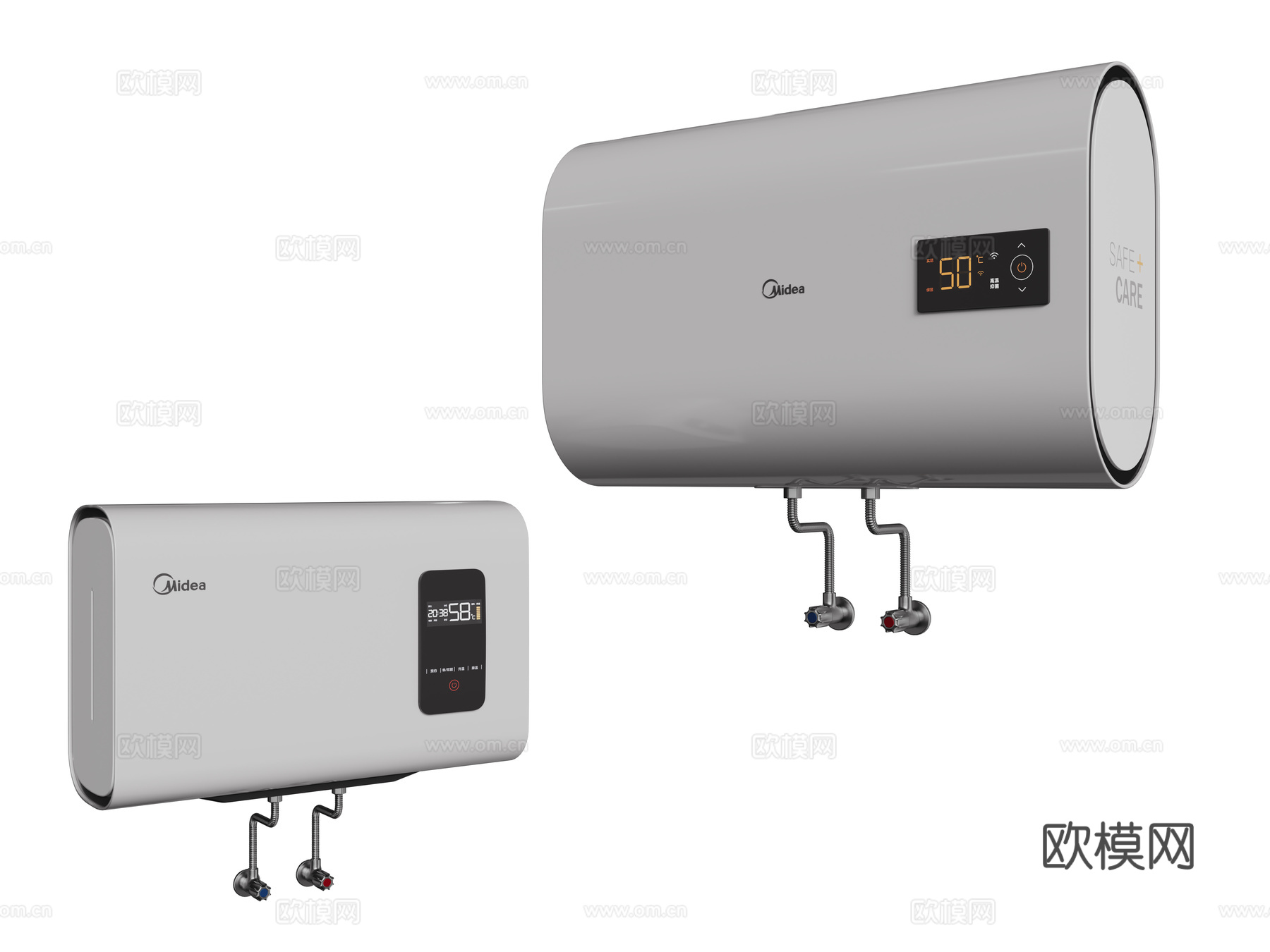 现代热水器 热水器组合3d模型