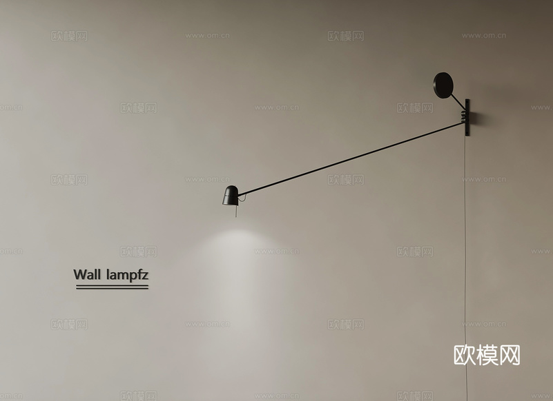 現(xiàn)代壁燈3d模型下載