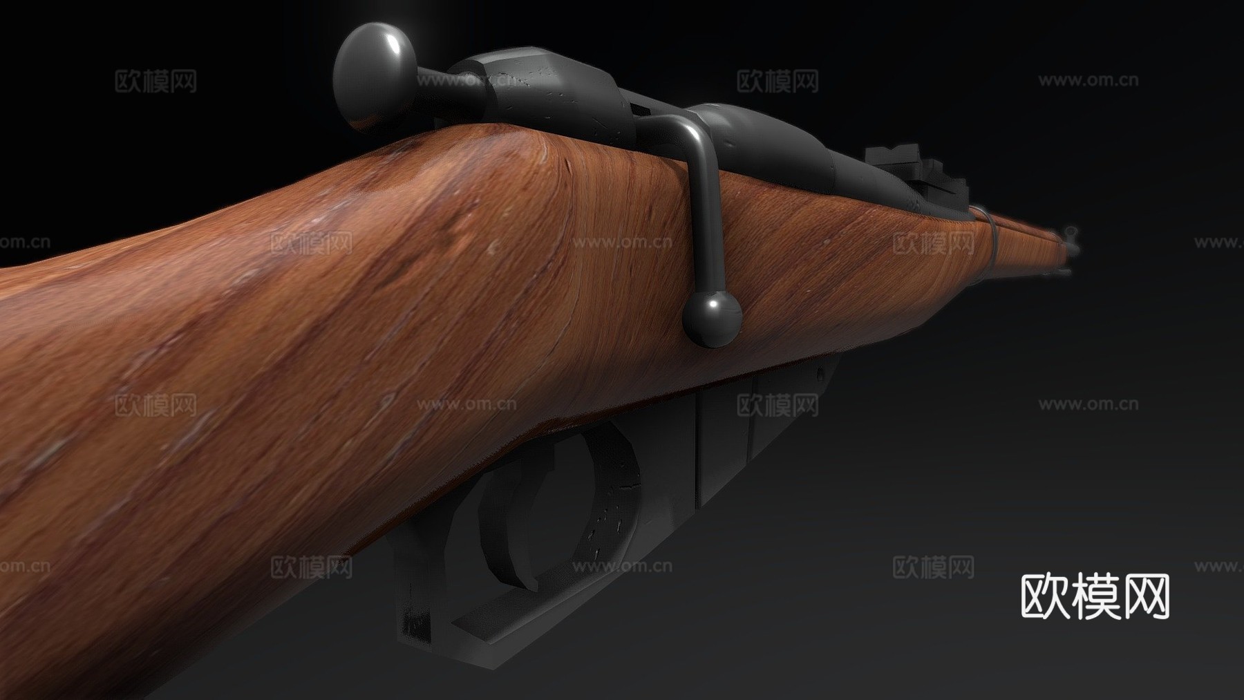 莫辛纳甘步枪3d模型