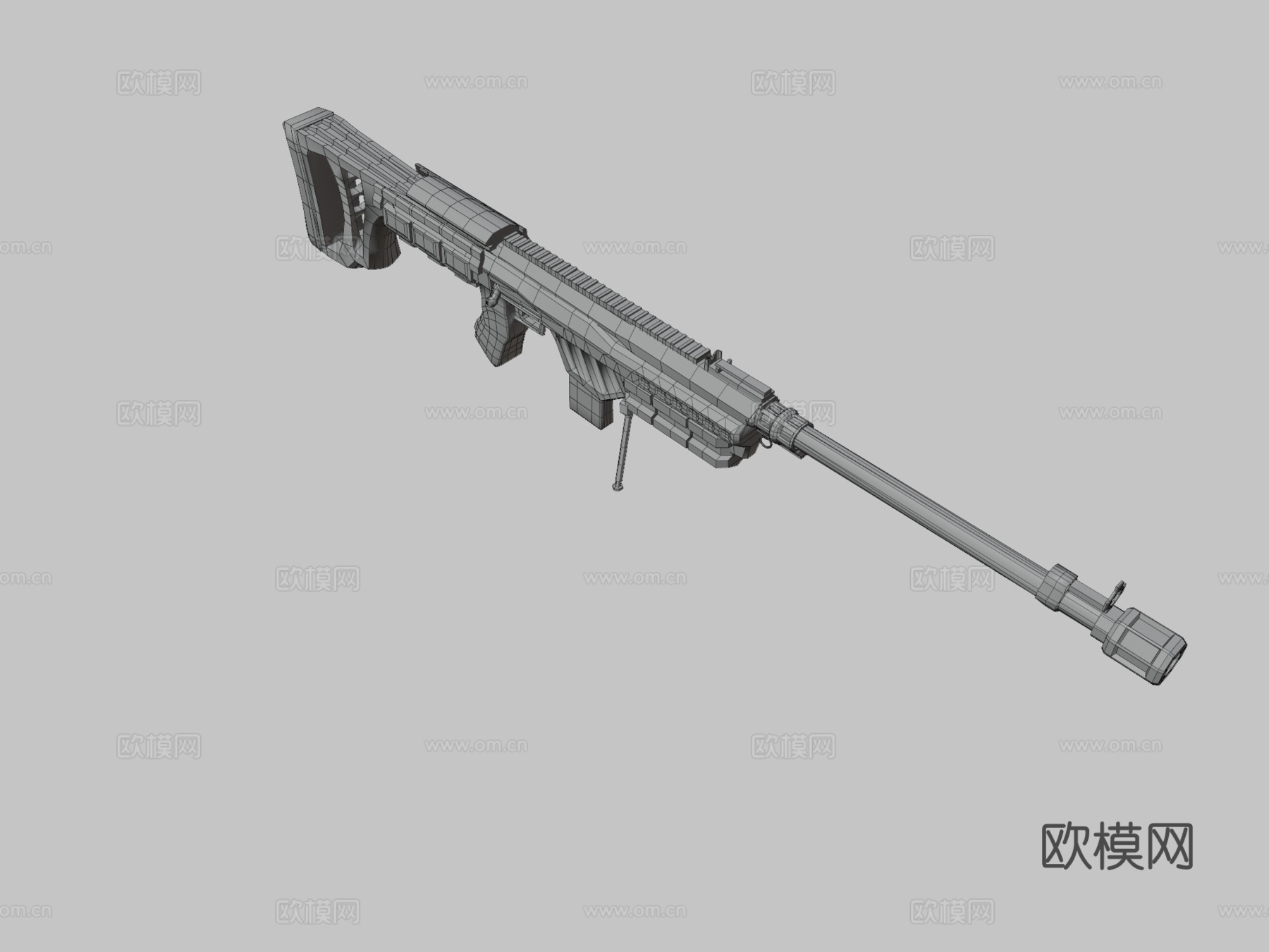 ER-1(科幻步枪)3d模型